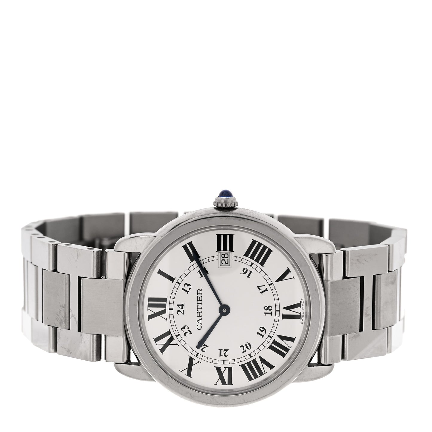 Stainless Steel 36mm Ronde Solo Quartz Watch