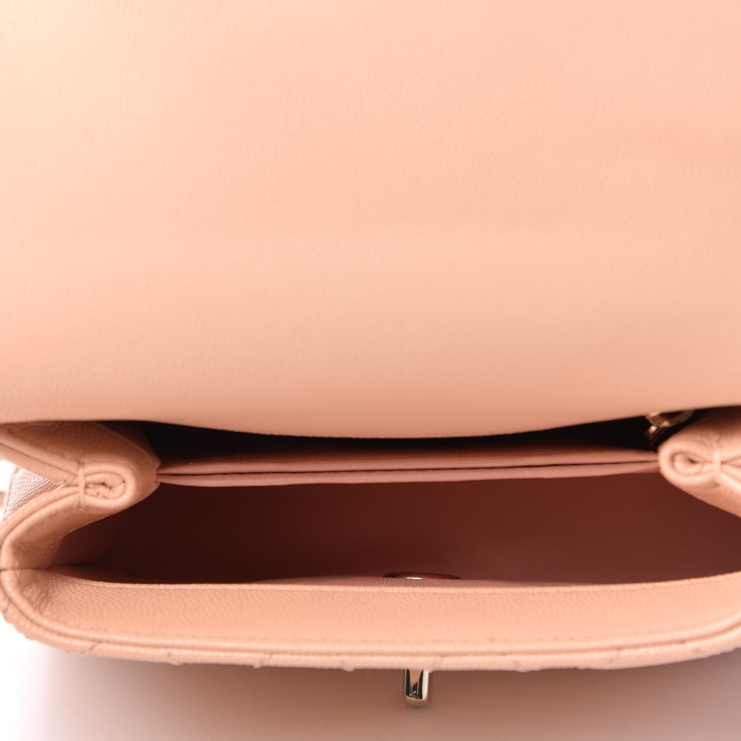Caviar Quilted Extra Mini Coco Handle Flap Light Pink