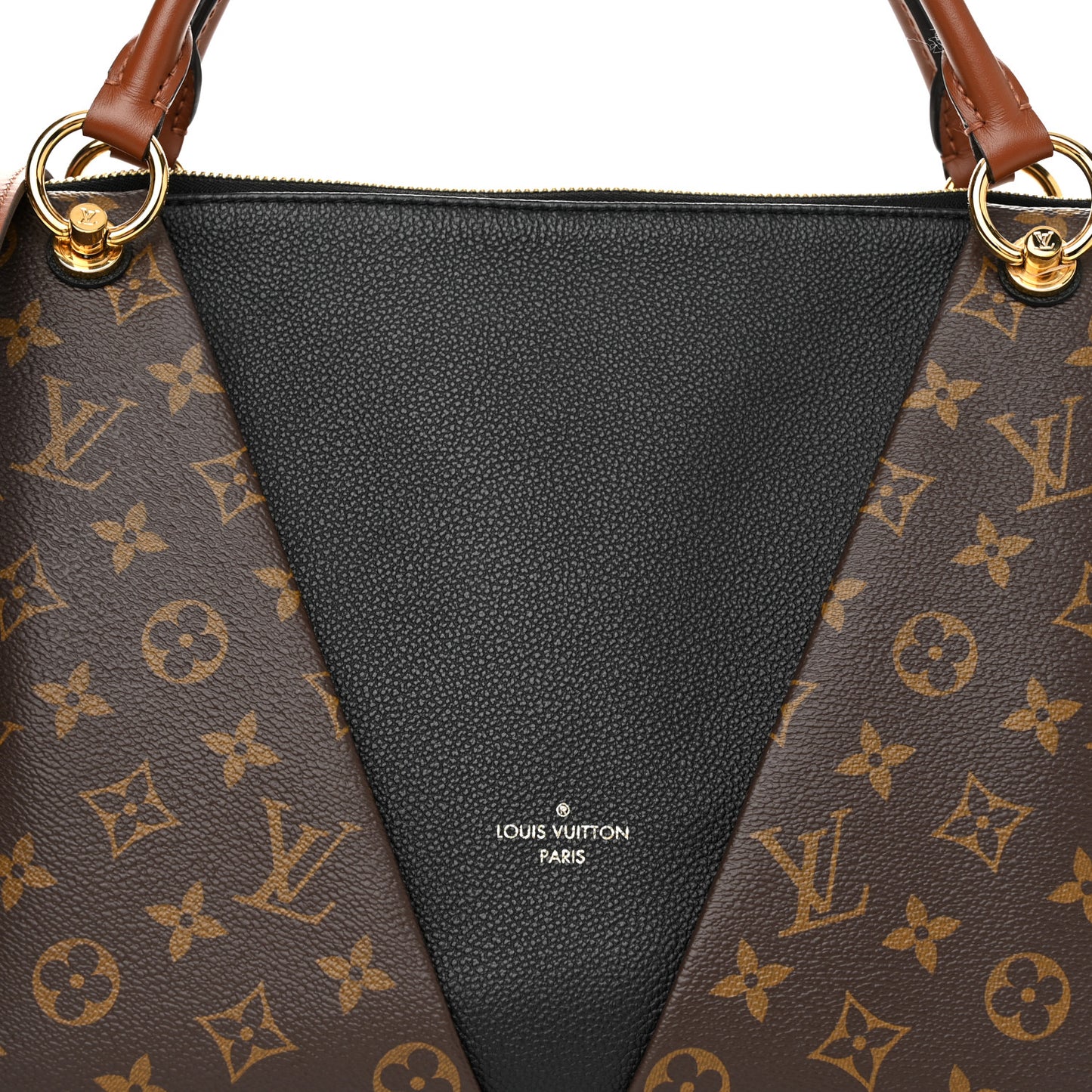 Monogram V Tote MM Black