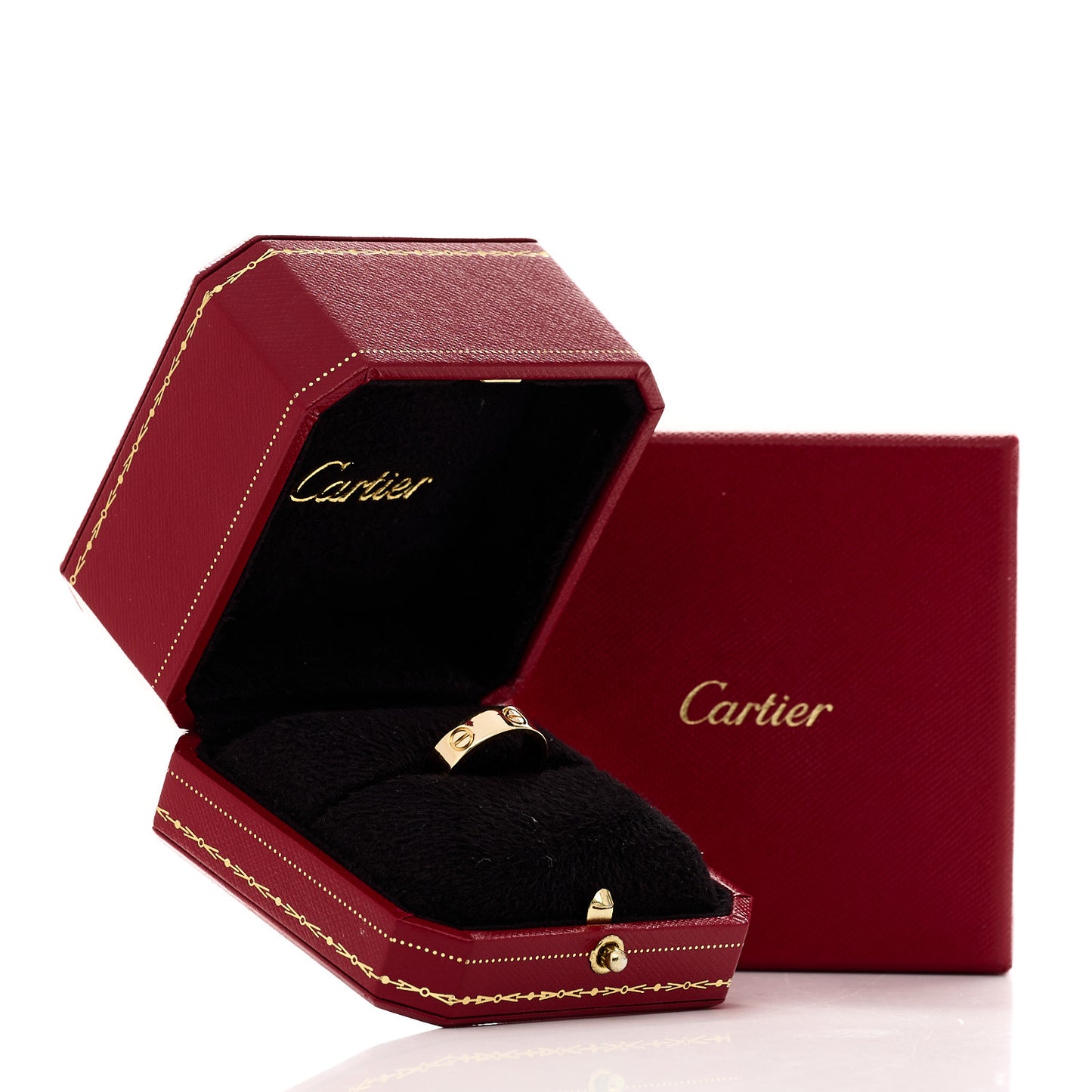 18K Yellow Gold 5.5mm LOVE Ring 54 7