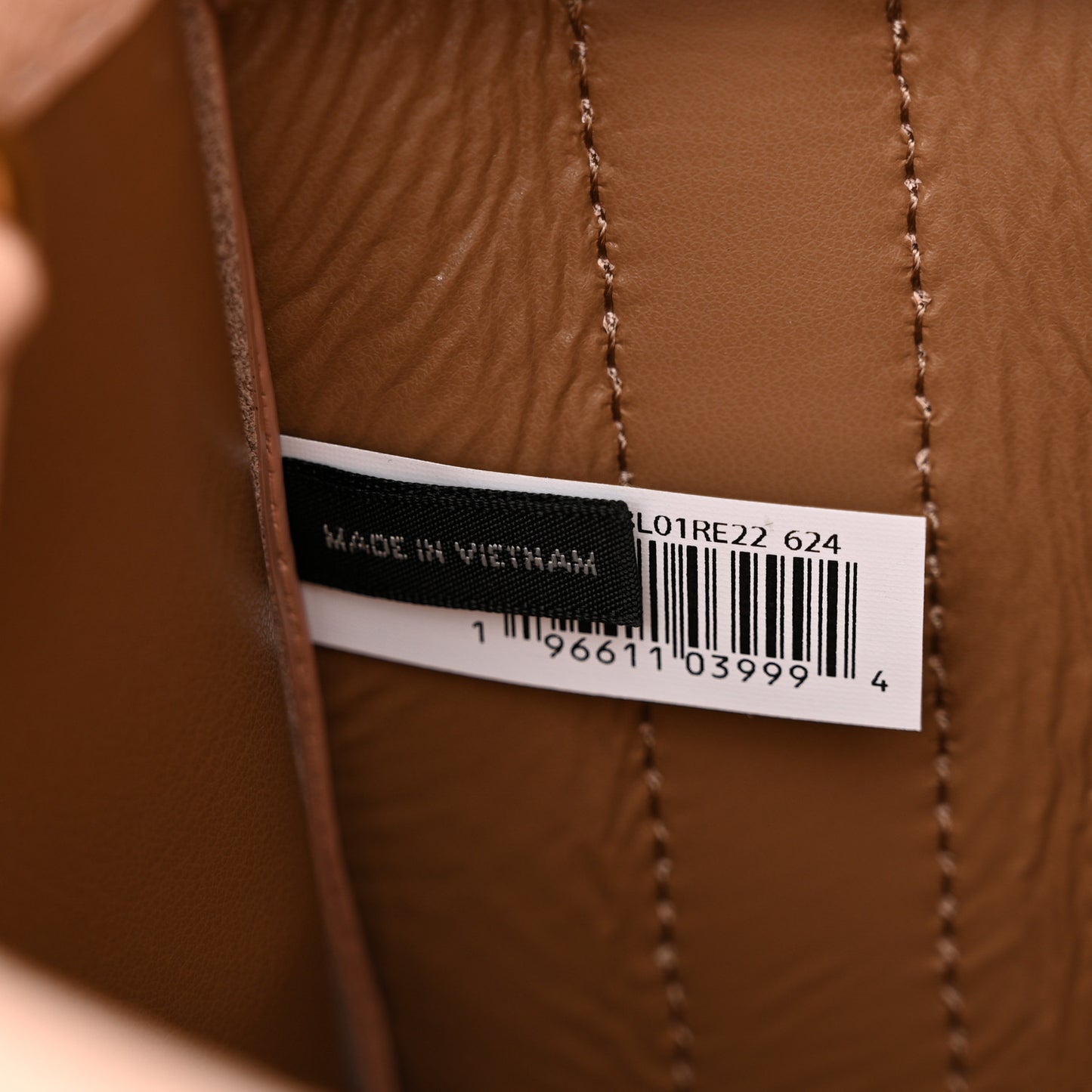 Grained Calfskin Mini The Tote Bag Rose