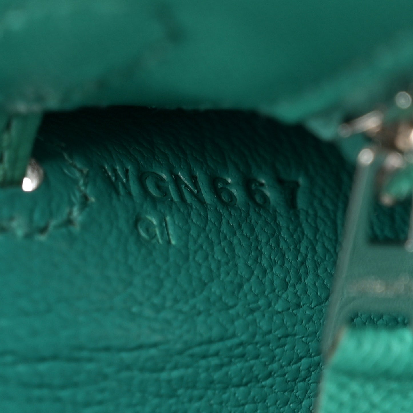 Madame Calfskin Matte Alligator Kelly Sellier Touch 25 Vert Verone Vert Jade