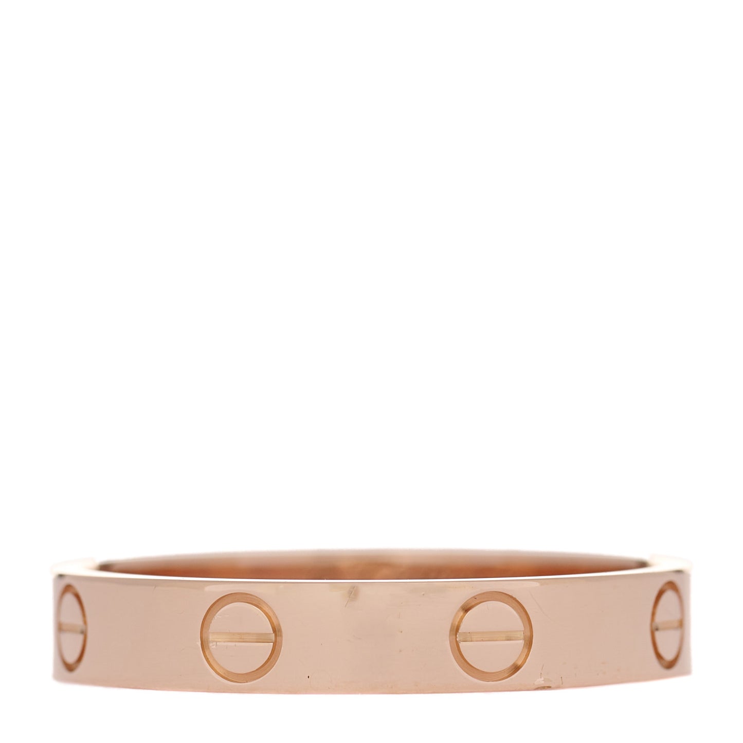 18K Pink Gold 3.5mm LOVE Wedding Band Ring 59 8.75