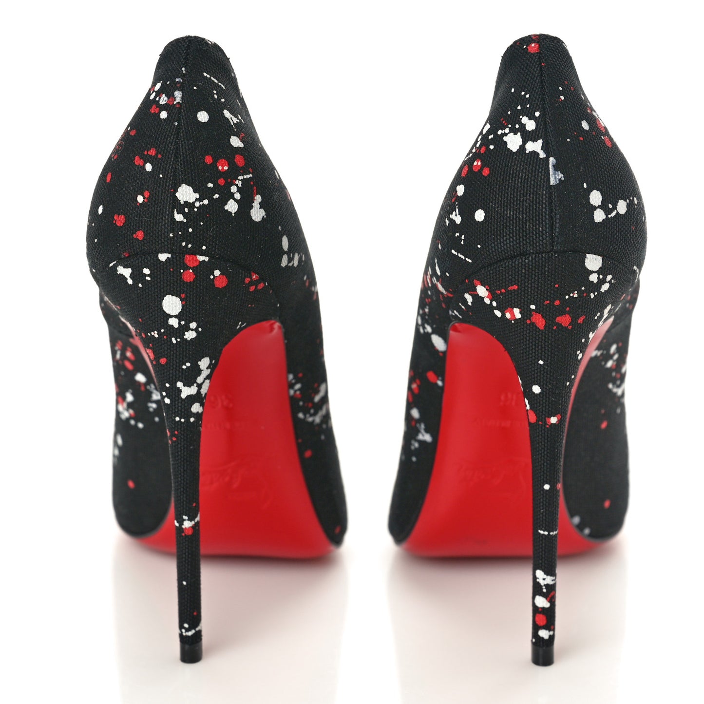 Toile So Kate 120 Splash Pumps 36 Black Red White