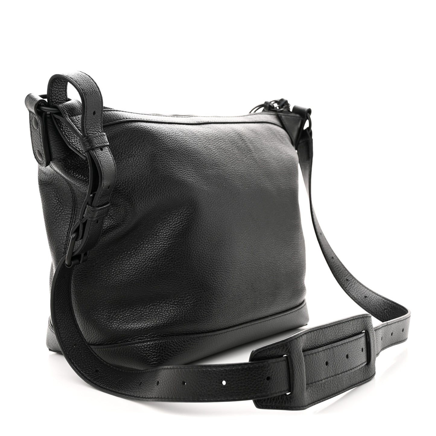 Grained Calfskin Black Hardware Small Neo Classic Hobo Black