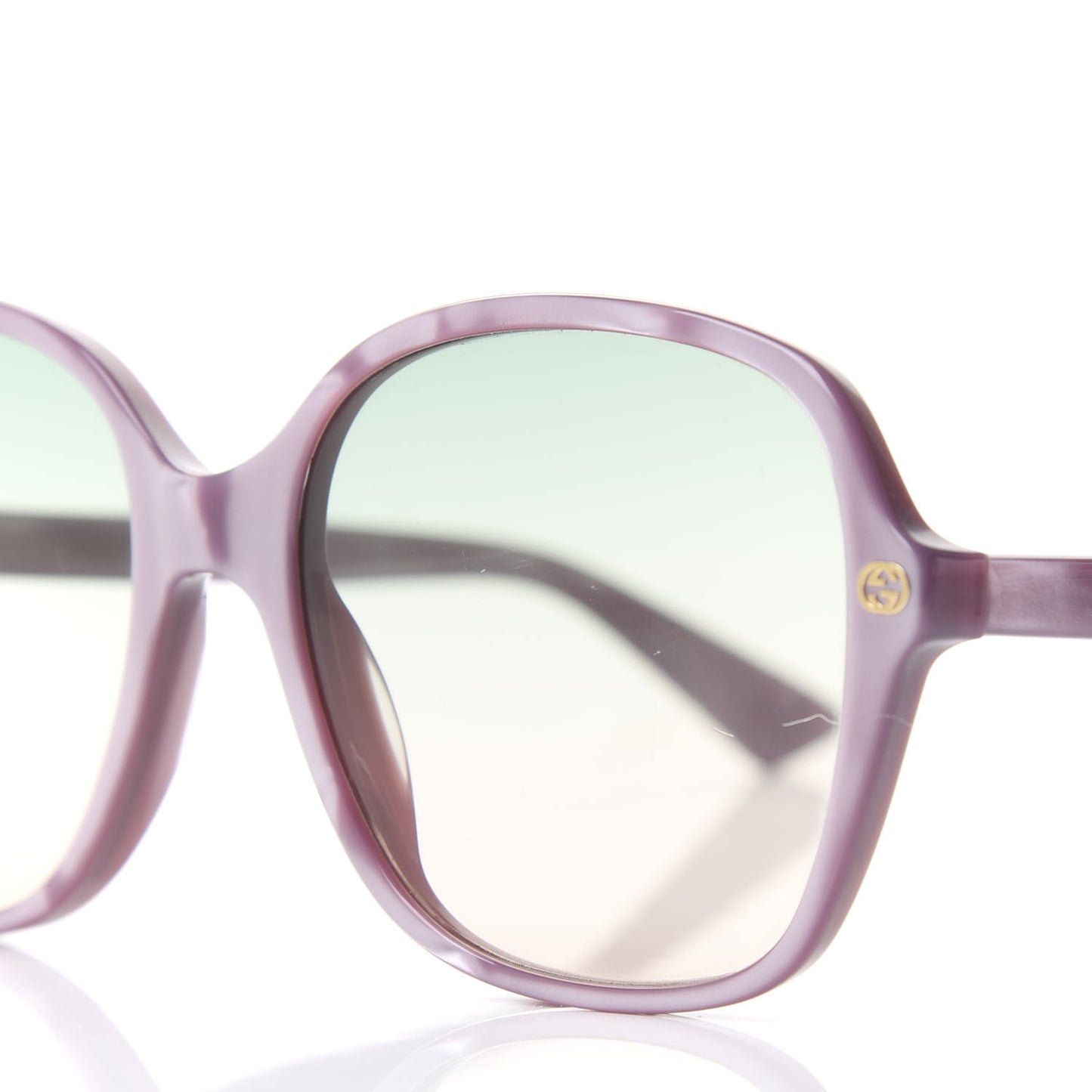 Acetate Square Frame GG0092S Sunglasses Purple