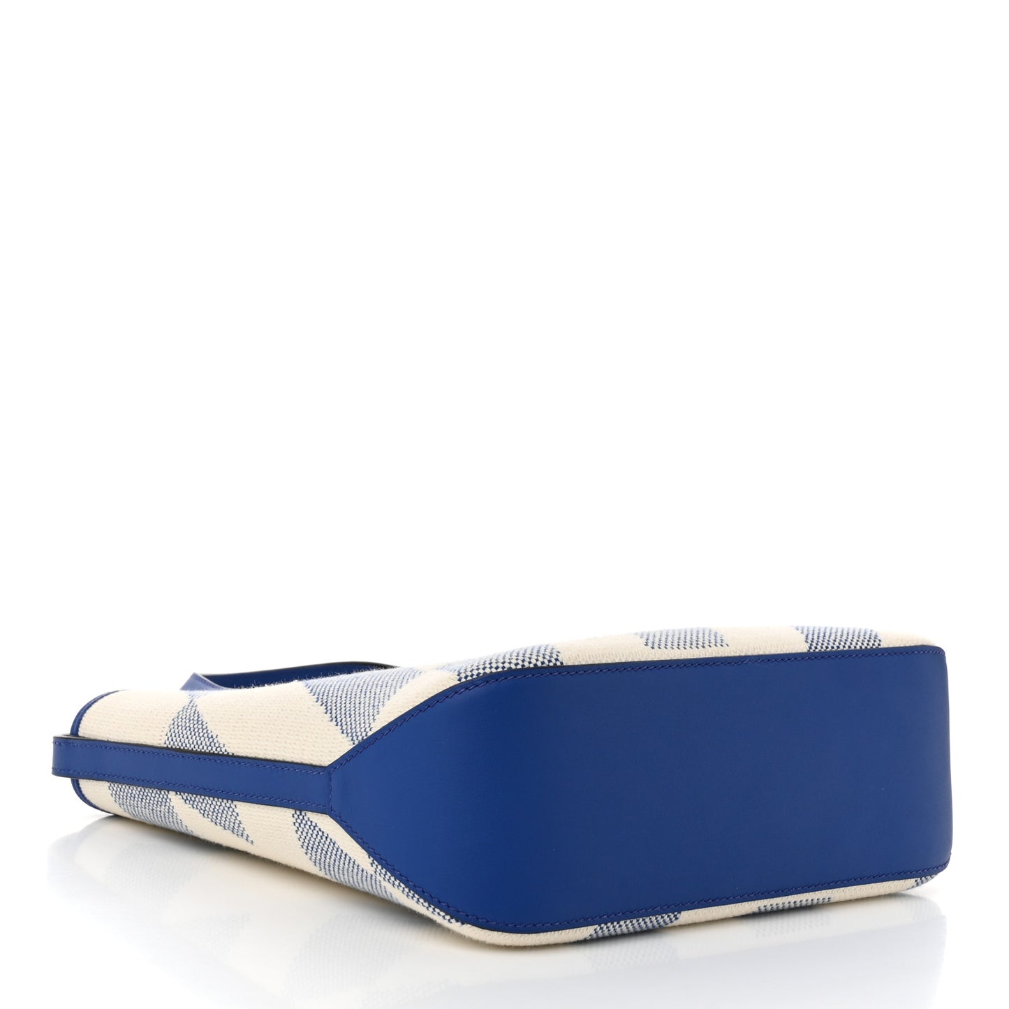 Swift H Canvas Cabas H En Biais 27 Bleu Royal Ecru