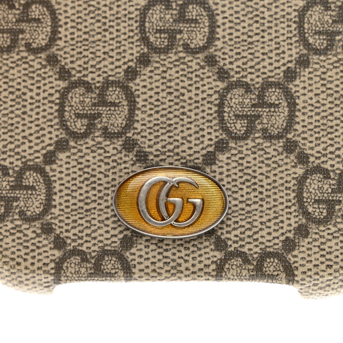 GG Supreme Monogram Ophidia iPhone 13 Pro Max Phone Case Brown