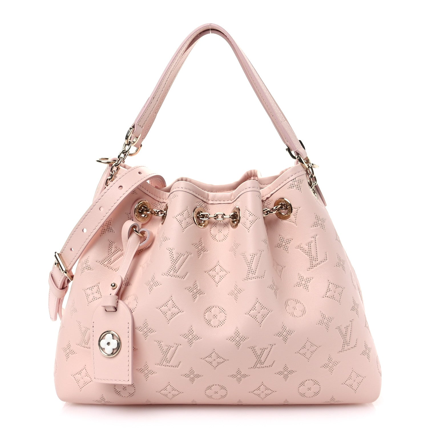 Louis Vuitton／M76043 Louis Vuitton Embossed Monogram LV Bundle Jasmine Pink 1576043