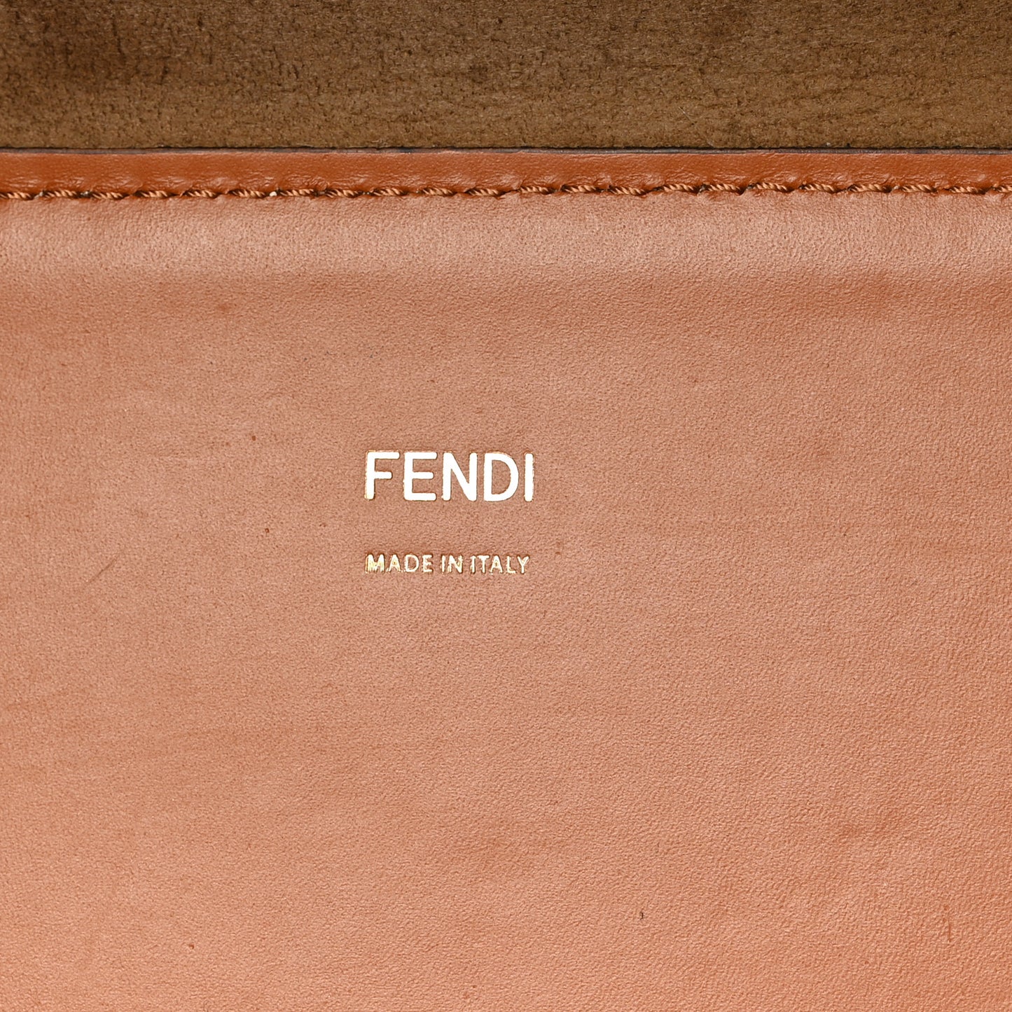 Vitello King Plexiglass Medium Fendi Sunshine Shopper Tote Cuoio