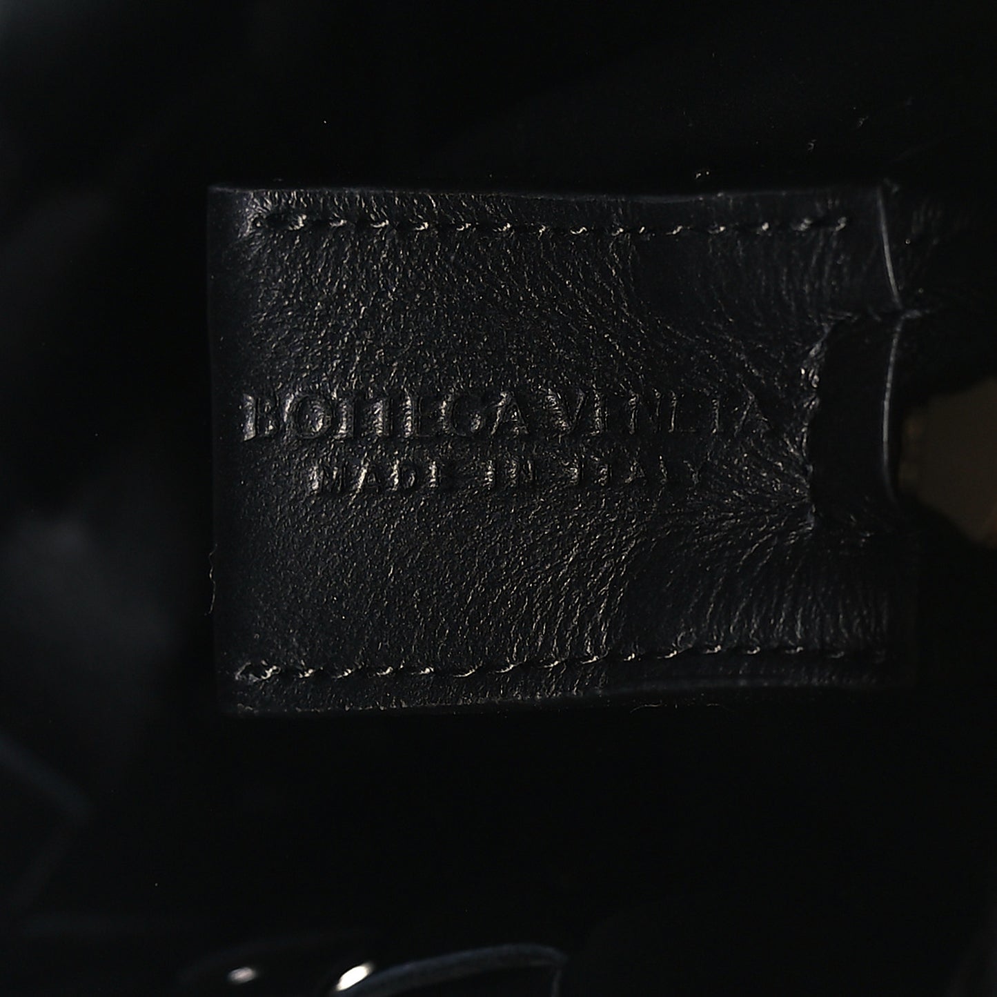 Nappa Intrecciato Mini Loop Camera Bag Black