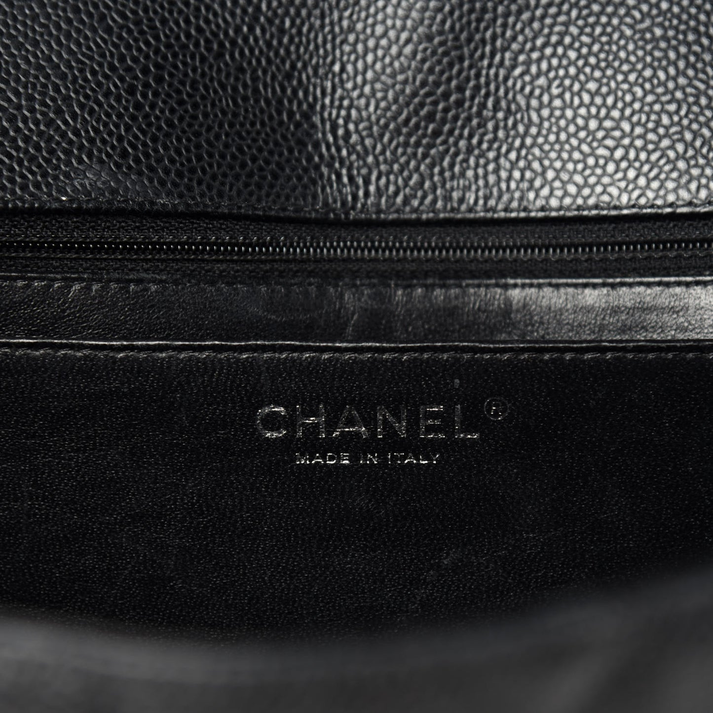 Caviar Quilted Maxi Single Flap Black