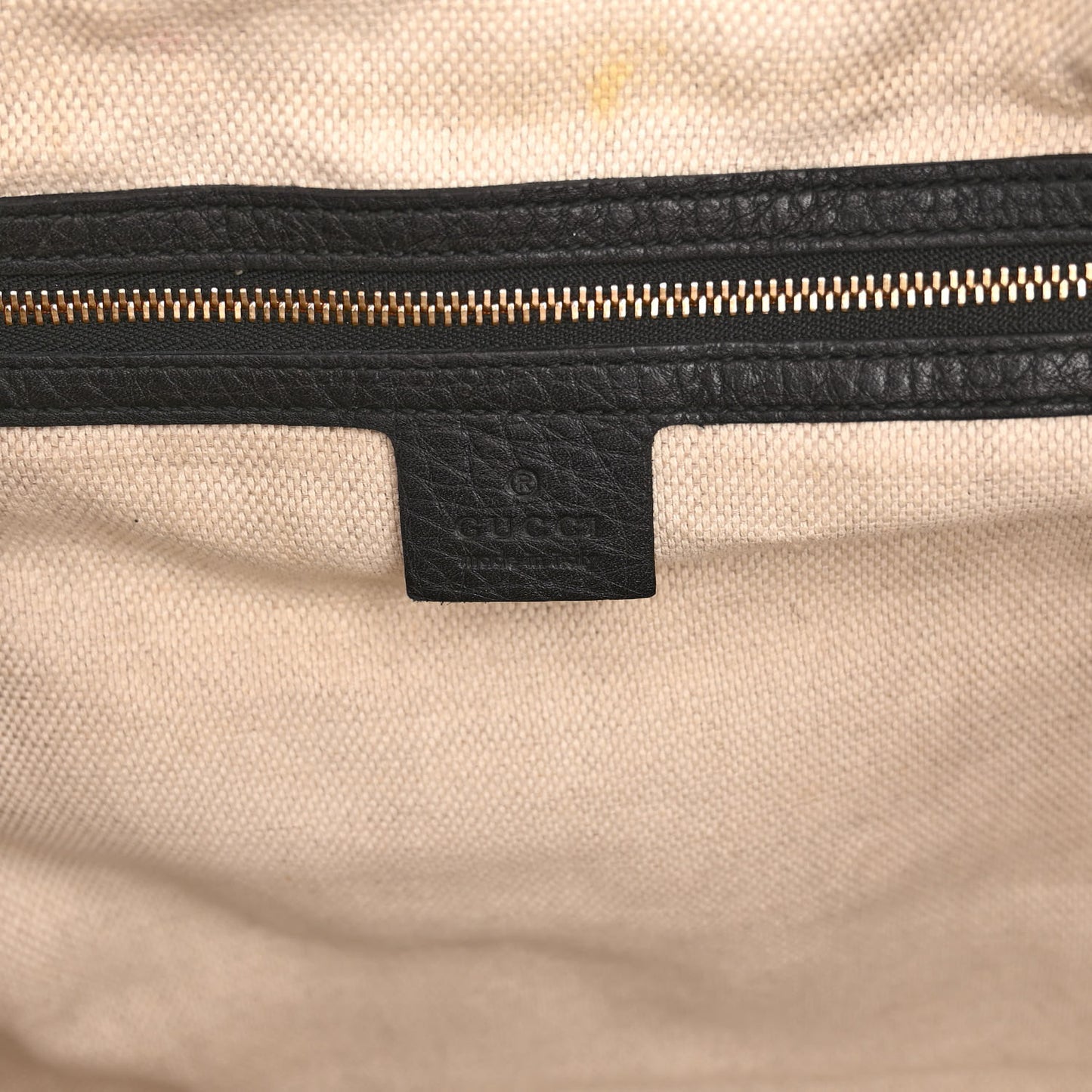 Pebbled Calfskin Medium Soho Shoulder Bag Black