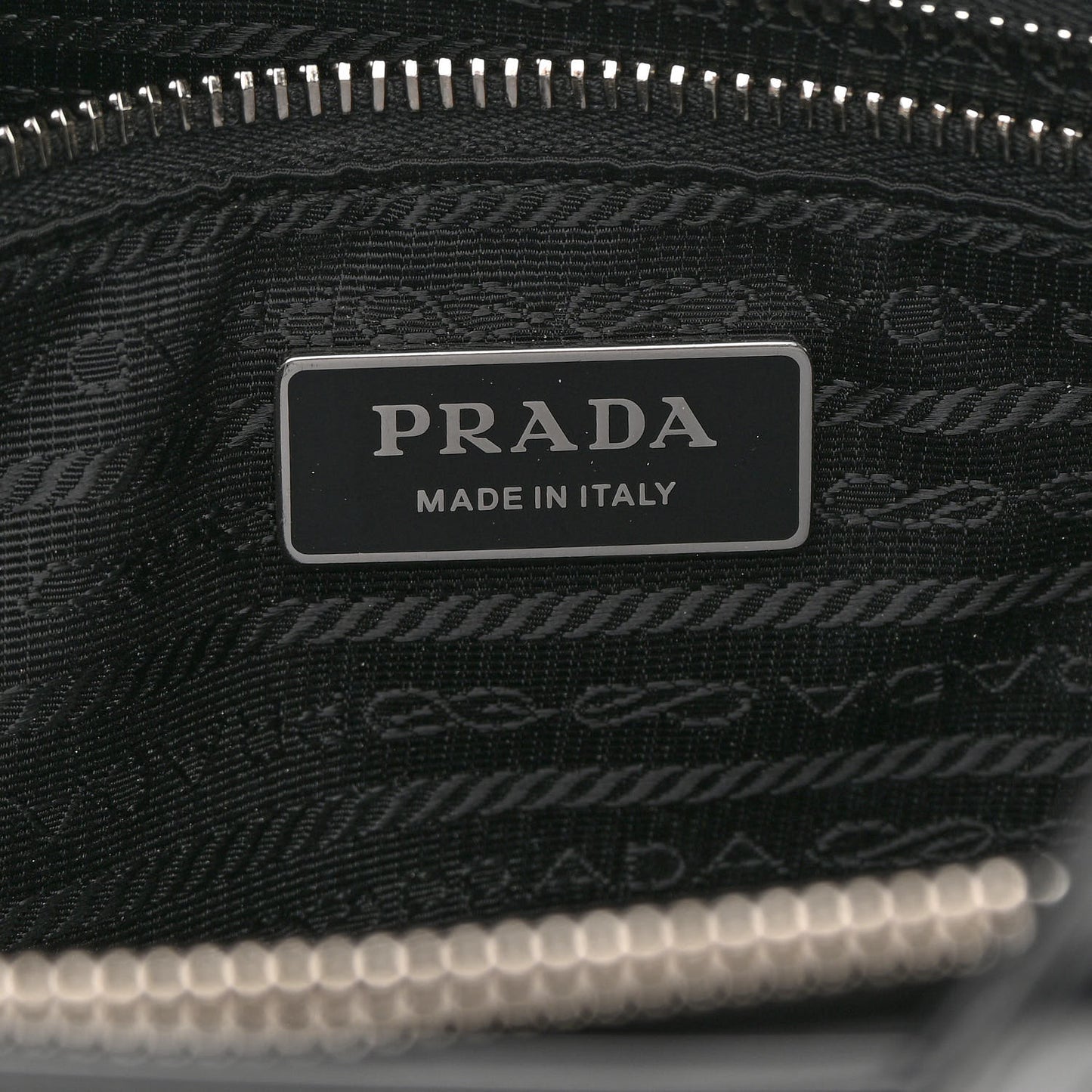 Spazzolato Large Re-Edition 1995 Double Handle Handbag Black