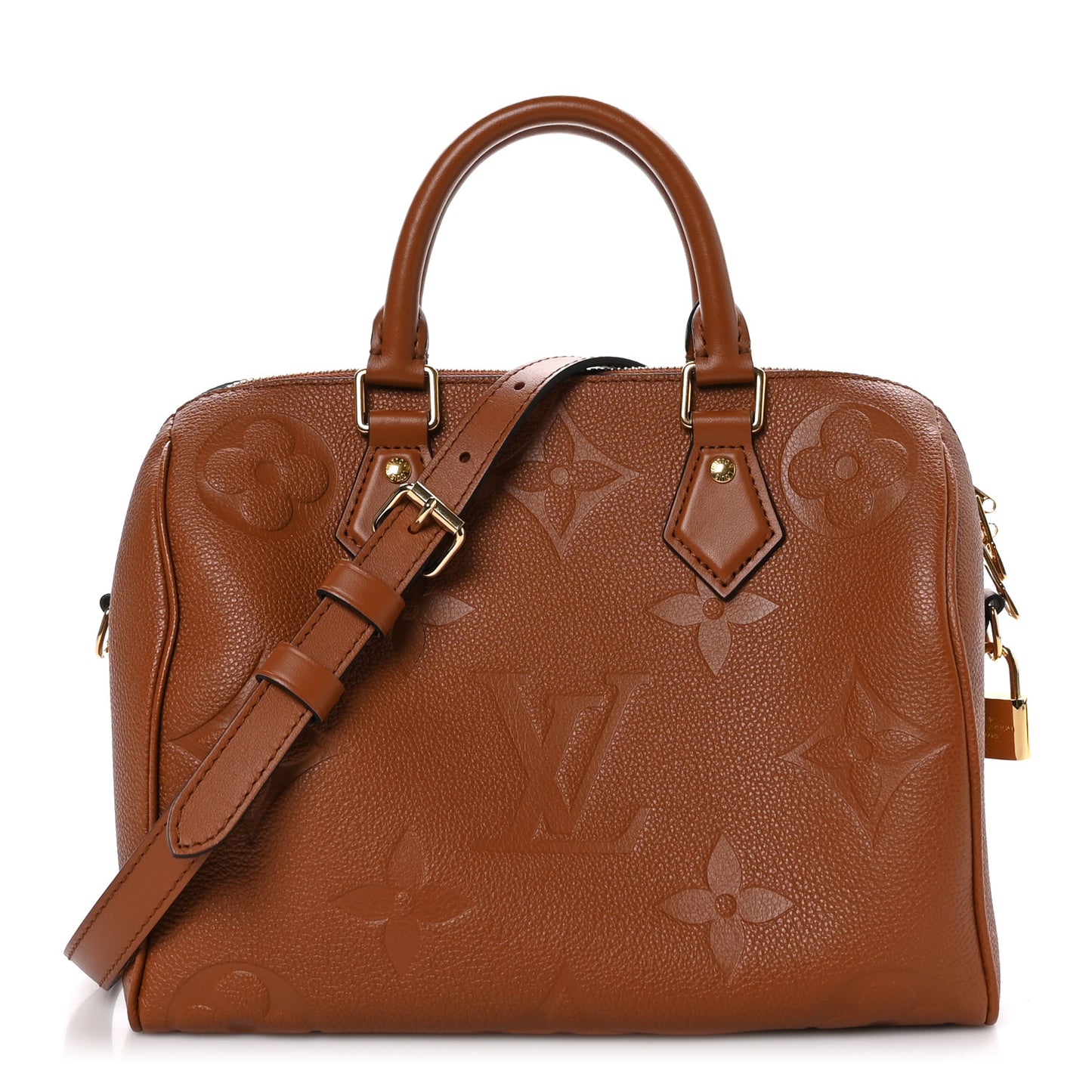 Empreinte Monogram Giant Speedy Bandouliere 25 Cognac