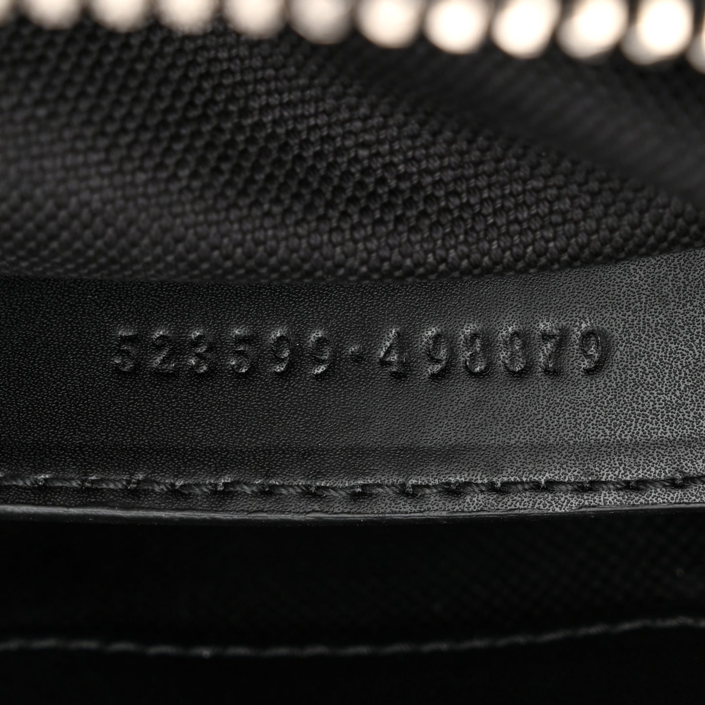 GG Supreme Monogram Web Small Flat Messenger Bag Black Grey
