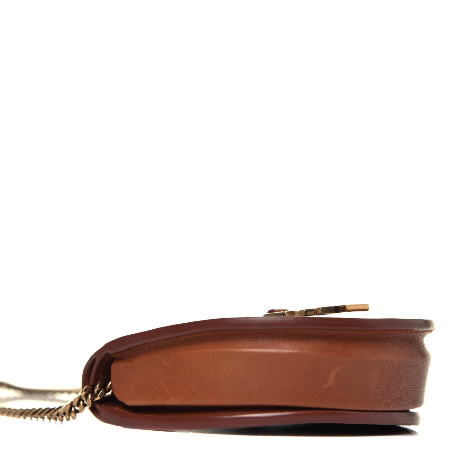 Calfskin Monogram Baby Kaia Crossbody Bag Brick