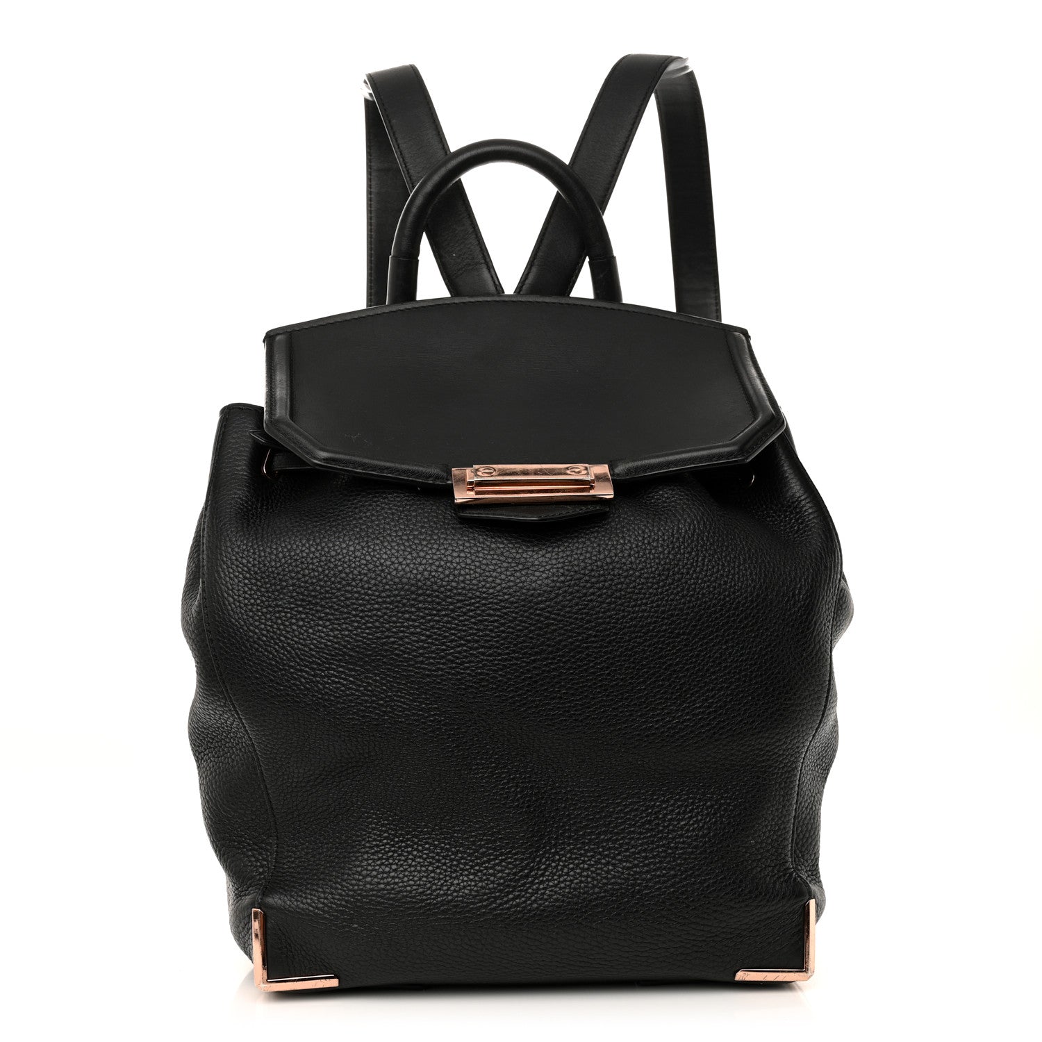 alexander wang prisma skeletal textured leather backpack Bovine Cult 155514 FASHIONPHILE Alexander Wang Pebbled Calfskin Prisma