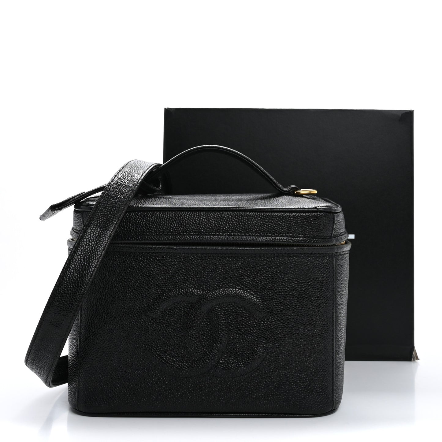 Caviar CC Vanity Train Case Black