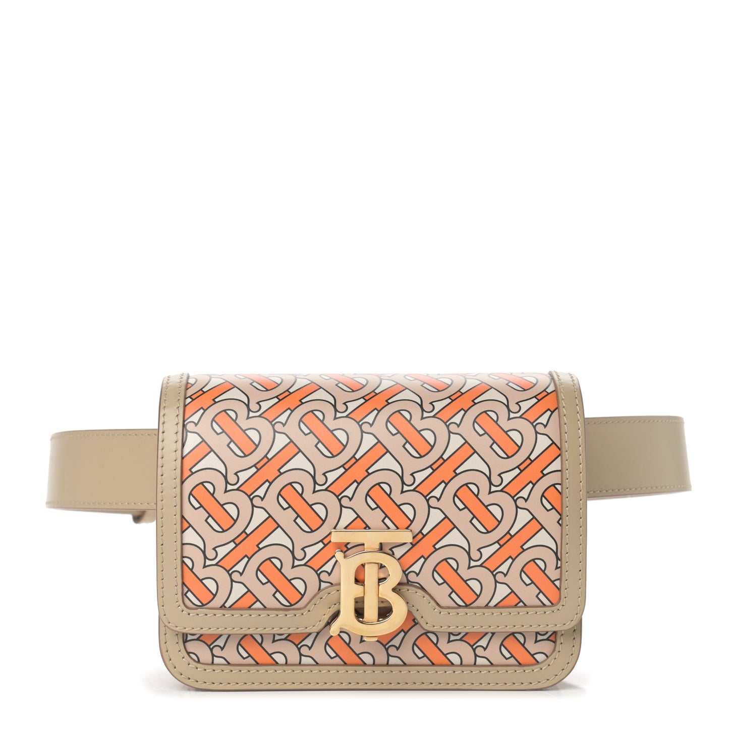 Calfskin Monogram TB Bum Bag Bright Orange