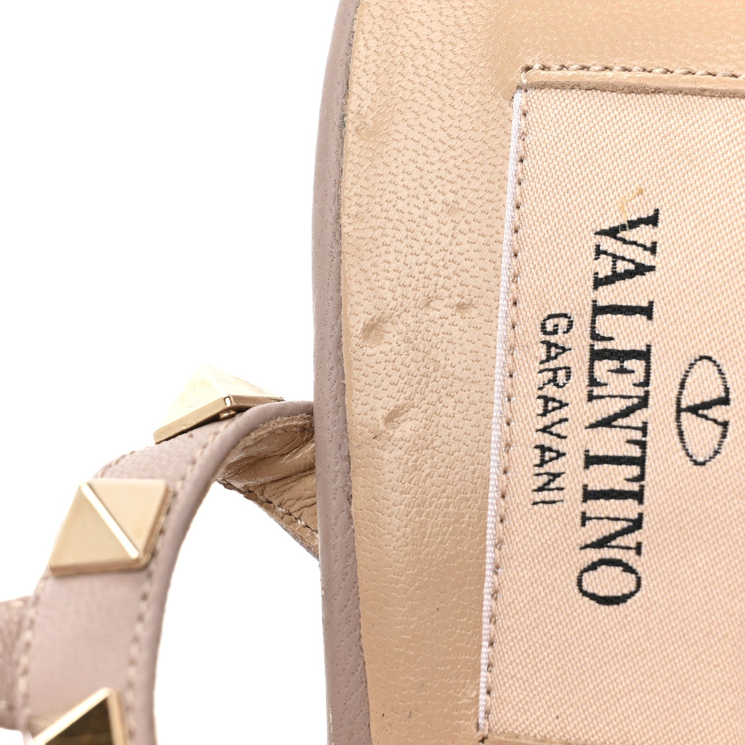 Valentino Garavani Patent Nappa Rockstud Ankle Strap 65mm Pumps 36 Black Poudre 9 of 14