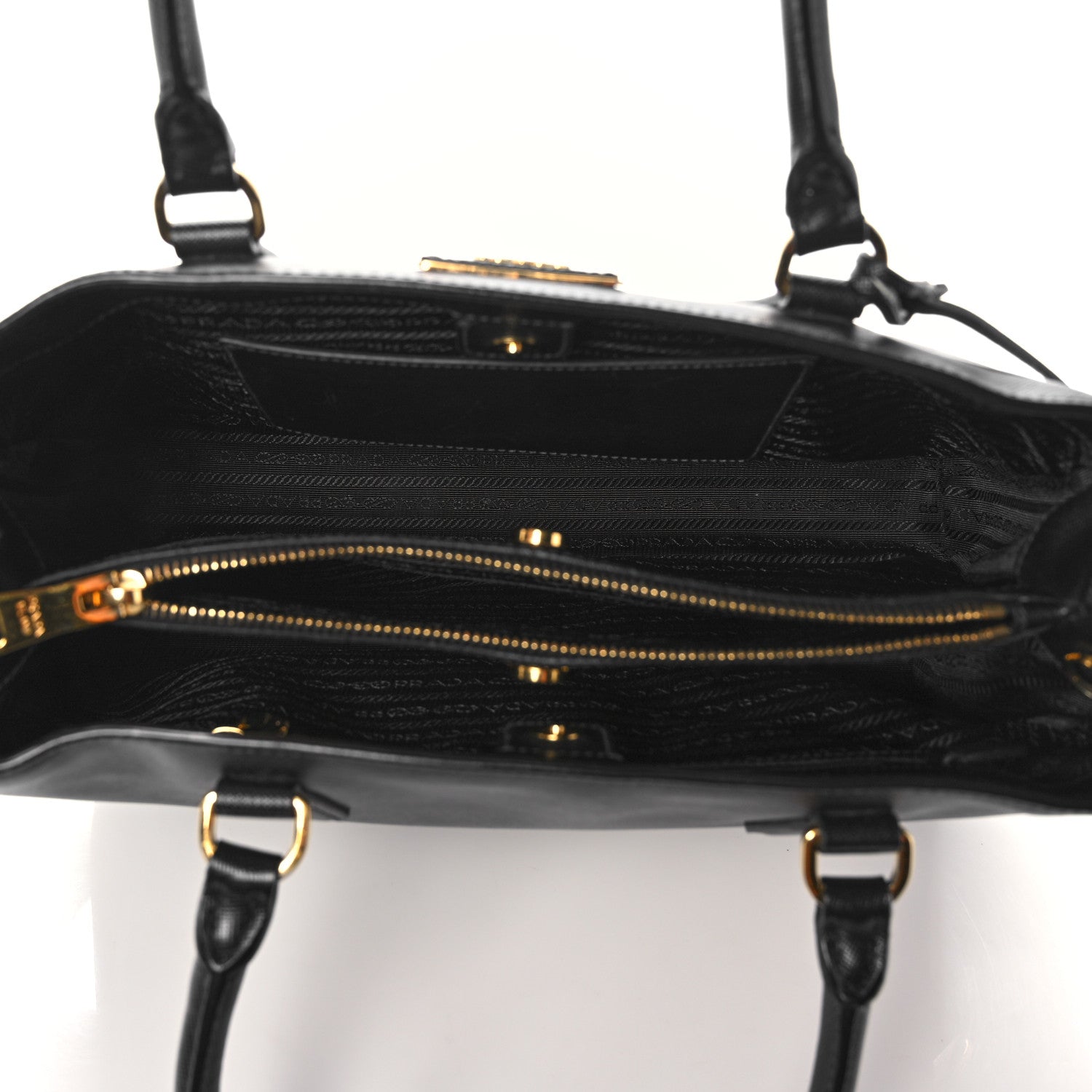 Prada Saffiano Lux Medium Tote Black 5 of 11