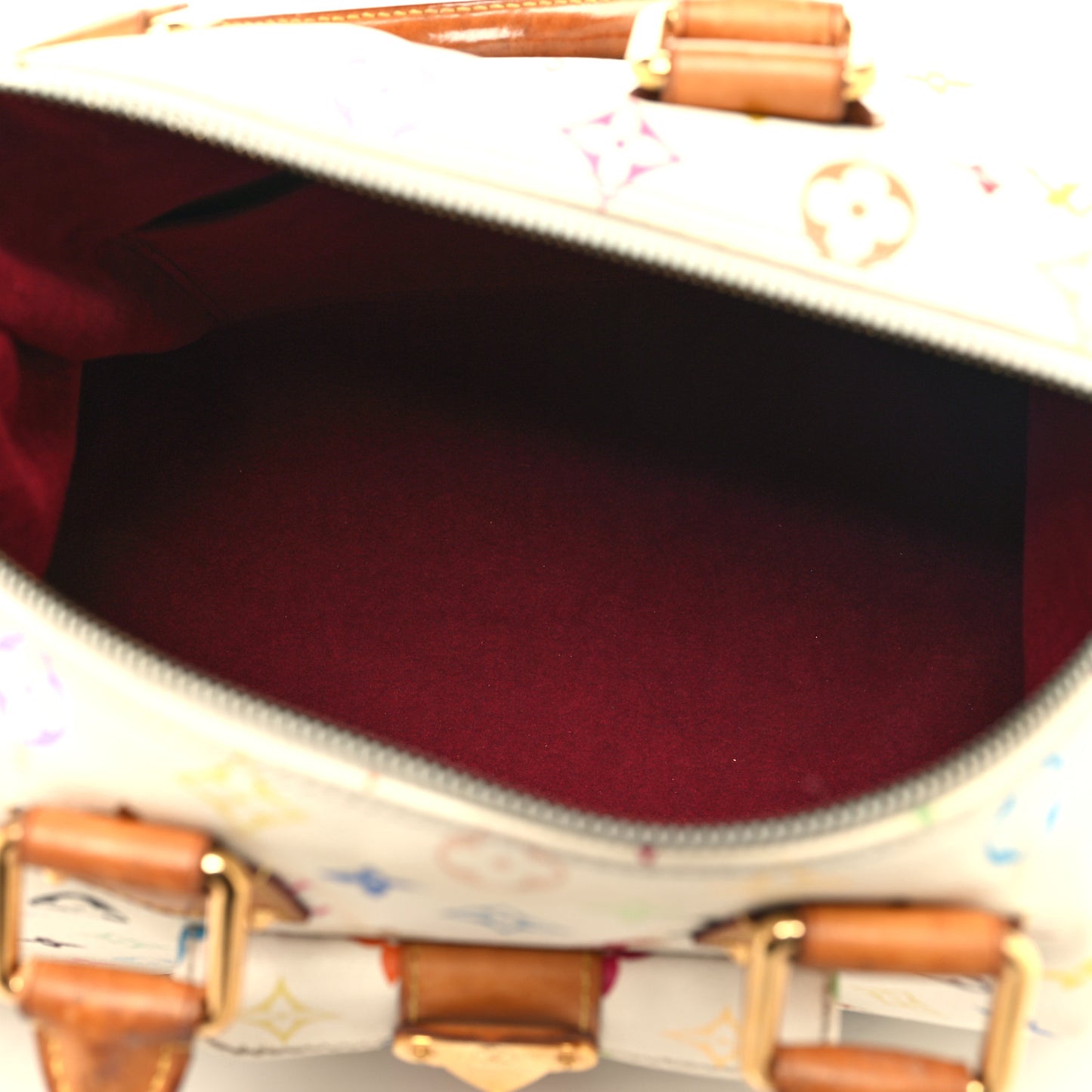 Monogram Multicolor Speedy 30 White