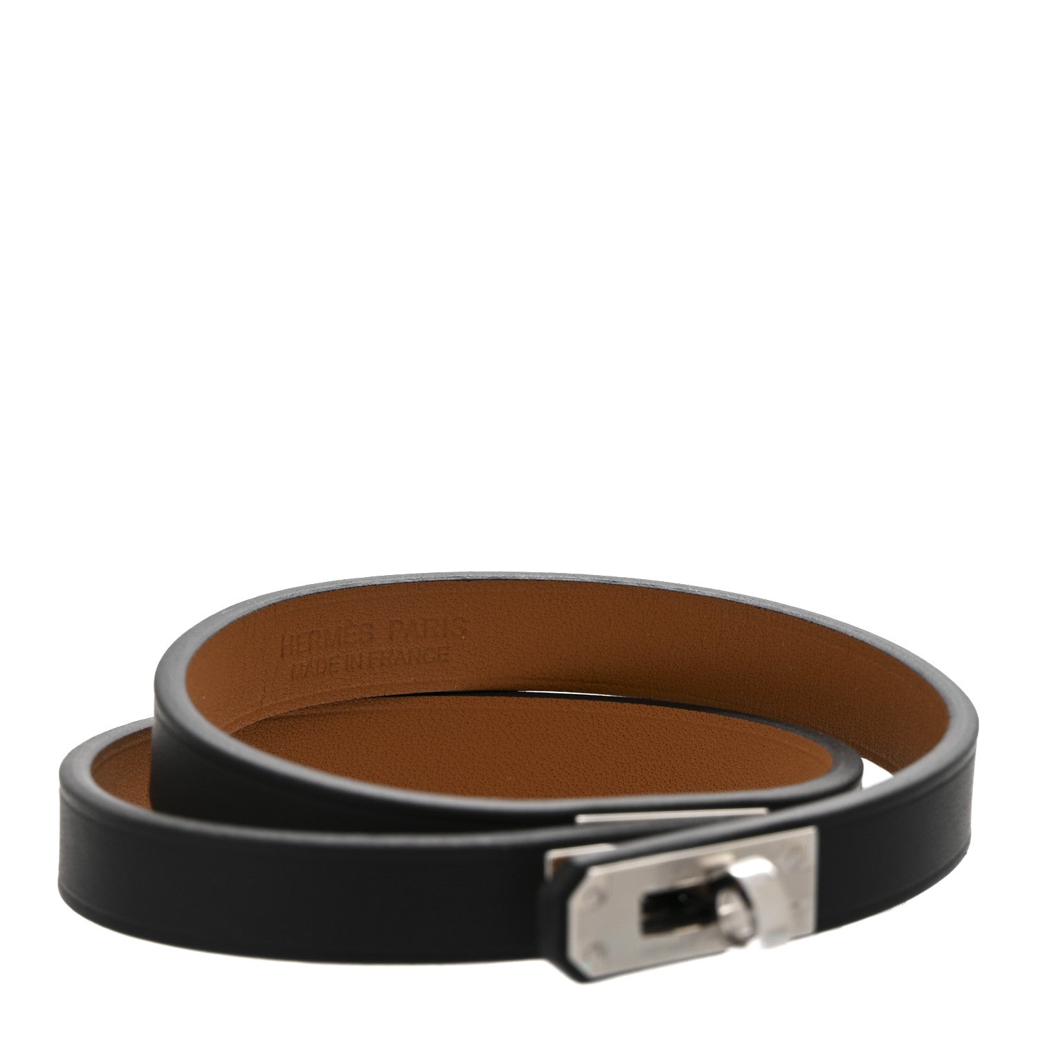 Hermes Box Kelly Double Tour Bracelet T4 Black 4 of 7