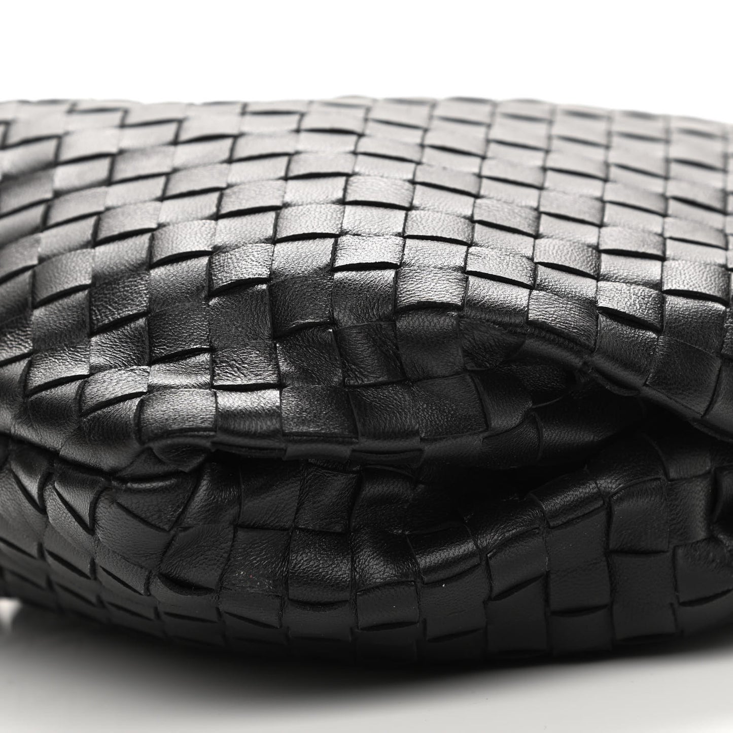 Nappa Intrecciato Small Bulb Black