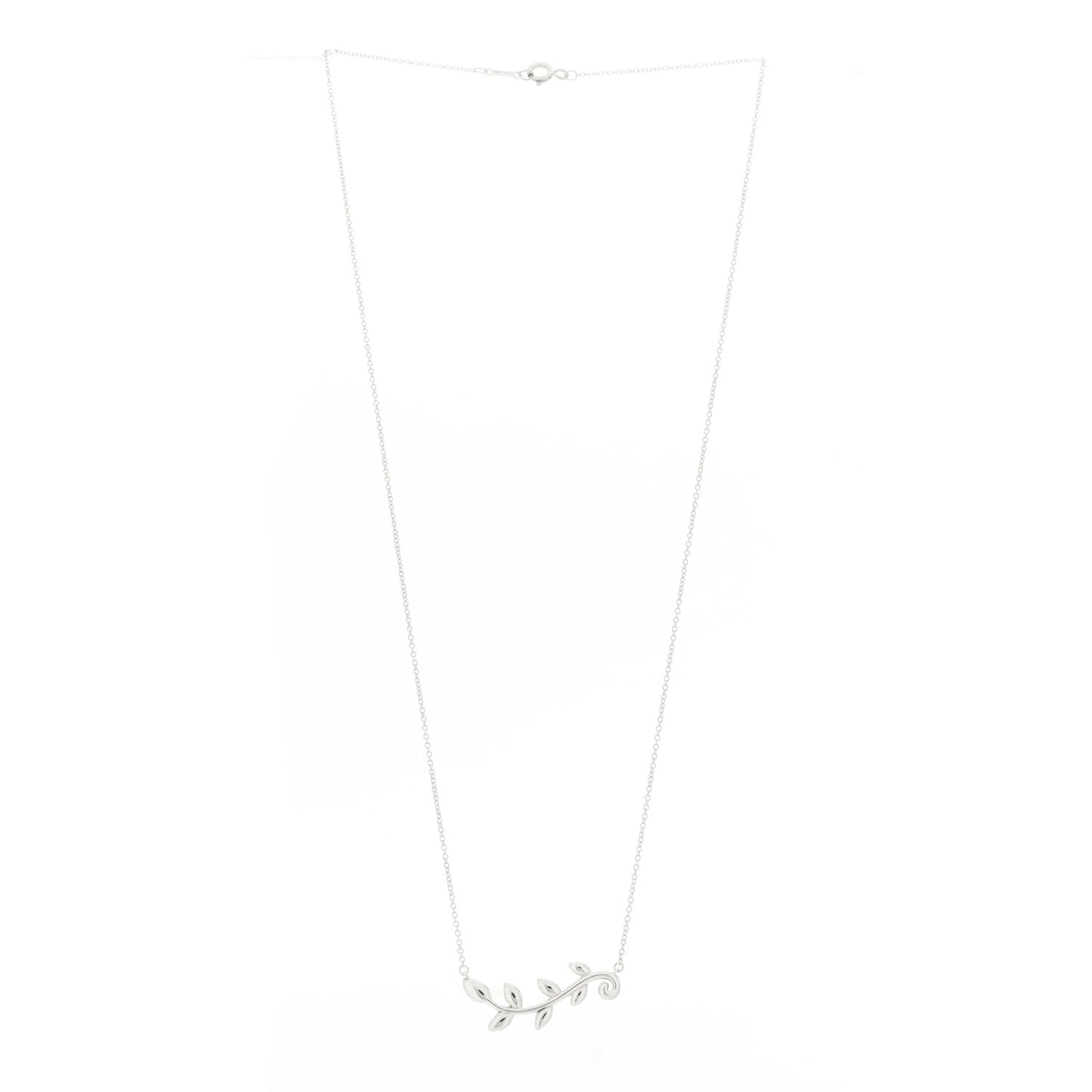 Sterling Silver Paloma Picasso Olive Leaf Vine Pendant Necklace