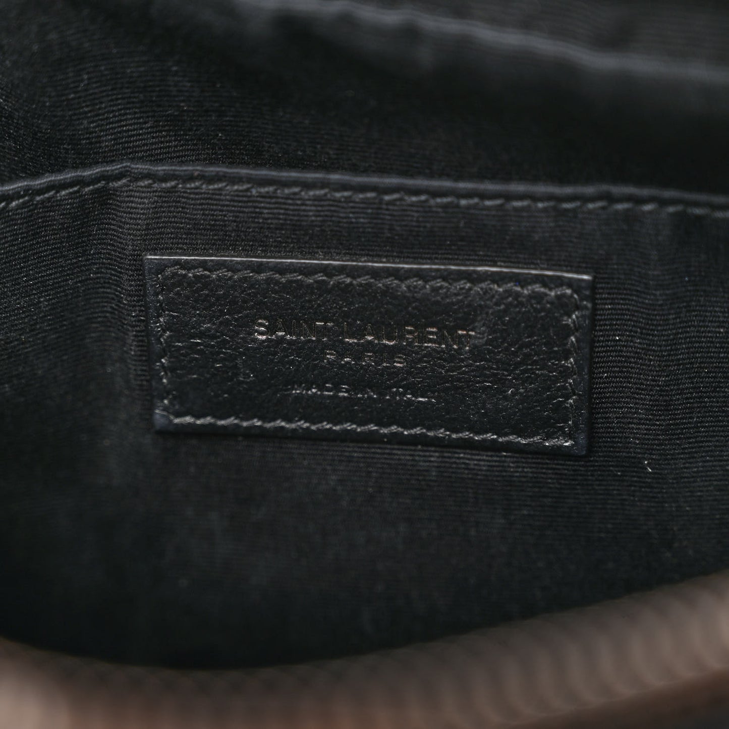 Calfskin Matelasse Monogram Lou Camera Bag Black