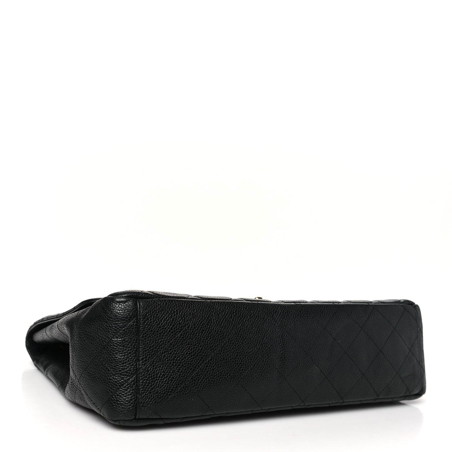 Caviar Quilted Maxi Single Flap Black