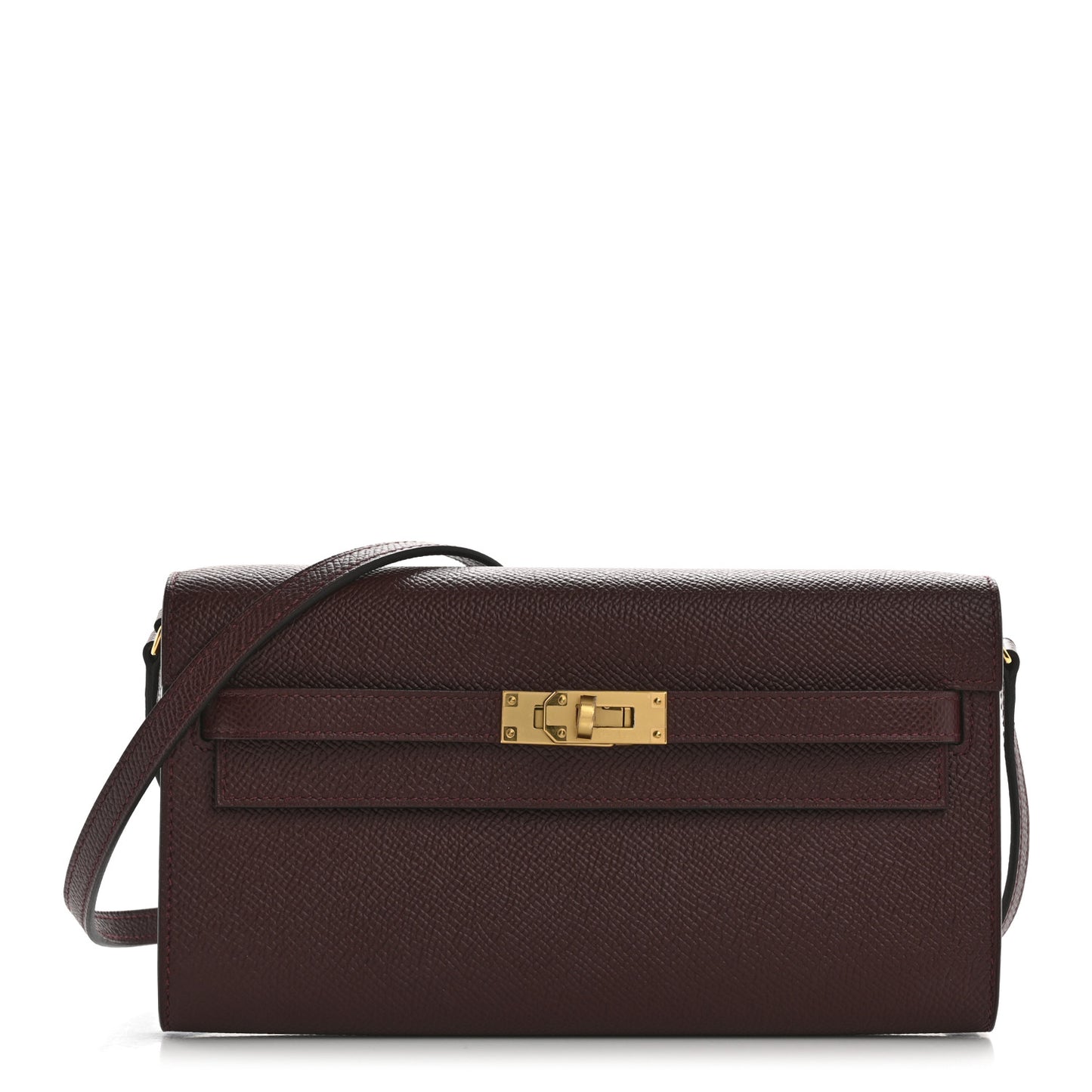 Epsom Kelly Wallet To Go Bordeaux
