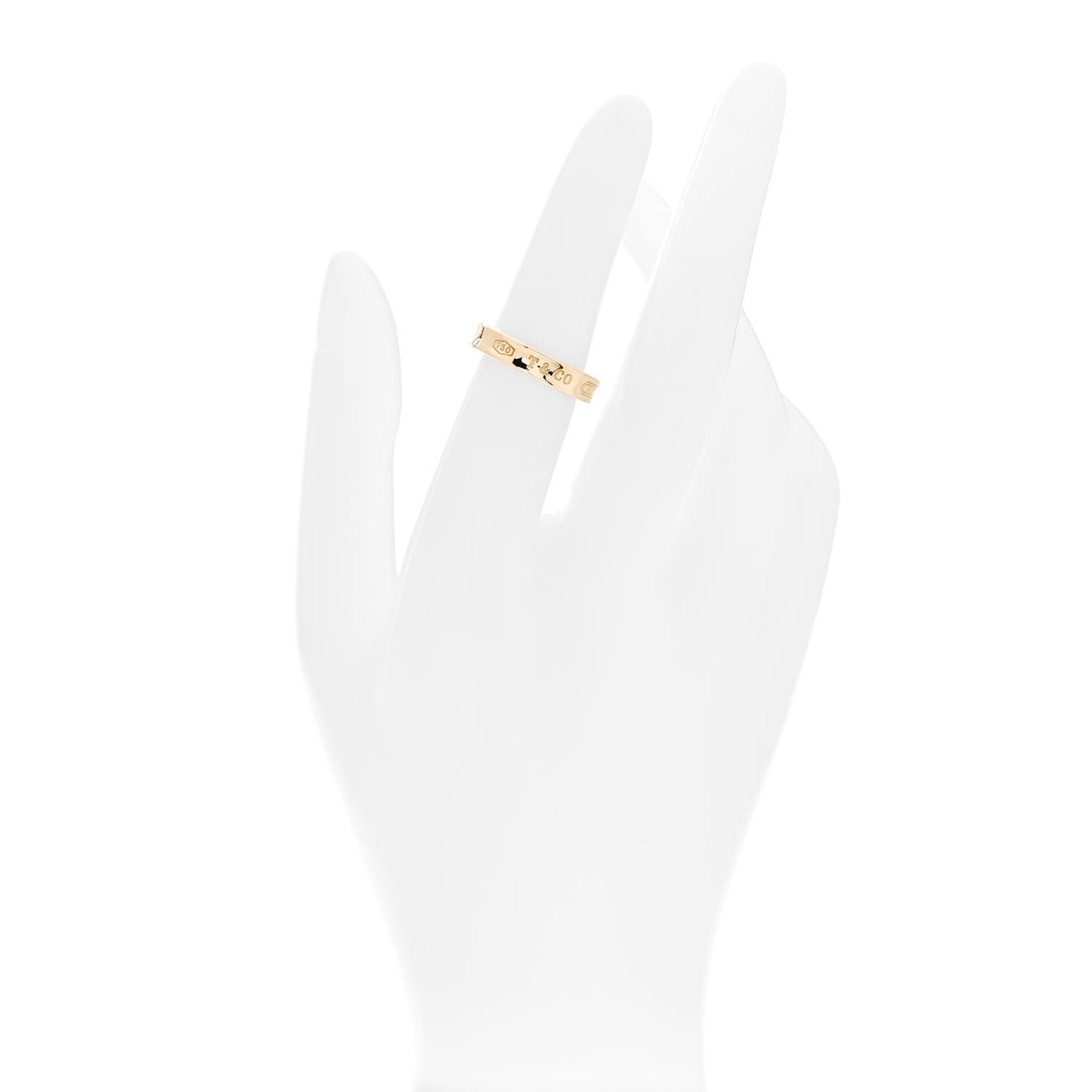 18K Yellow Gold Narrow 1837 Ring 50 5.25