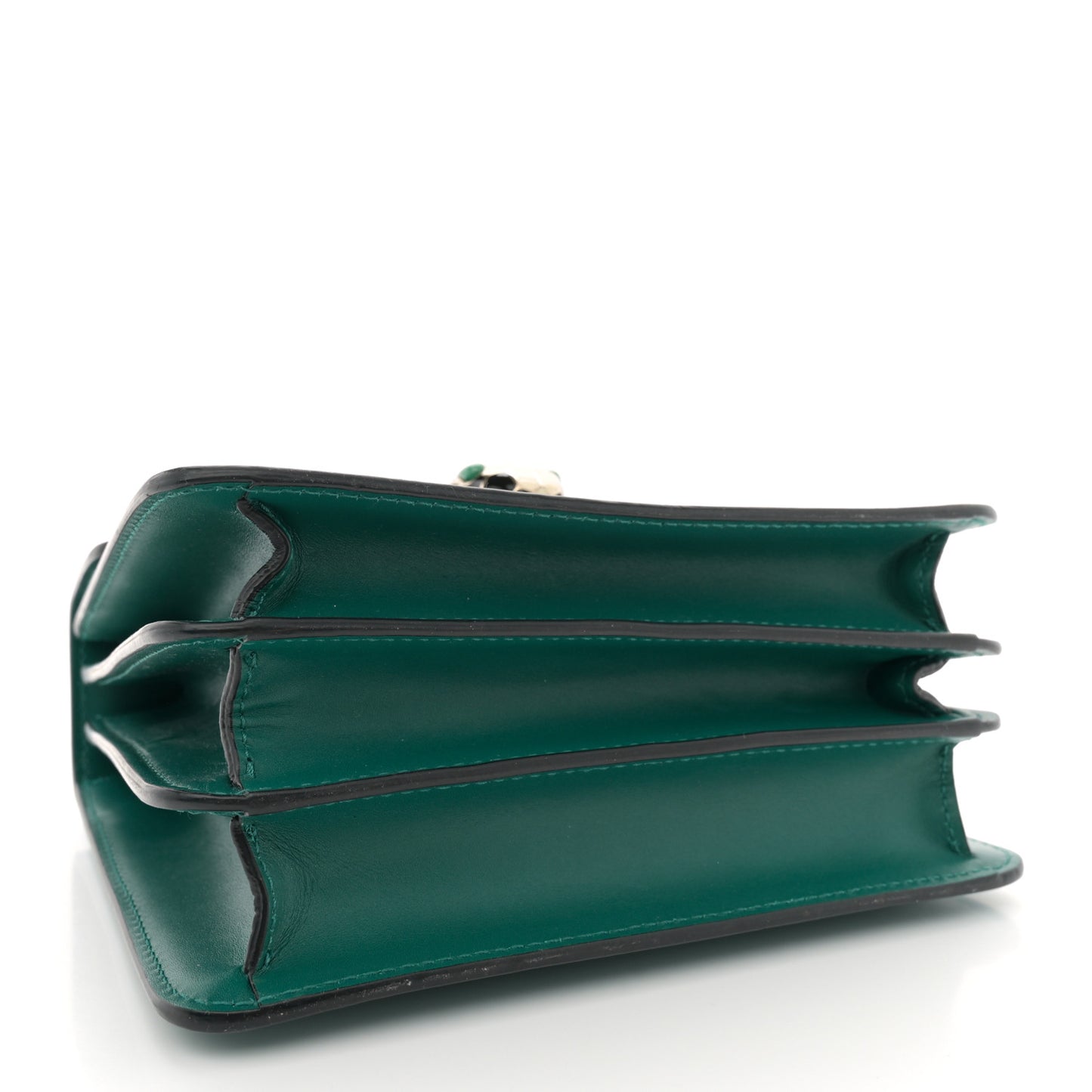 Calfskin Serpenti Forever Top Handle Emerald Green