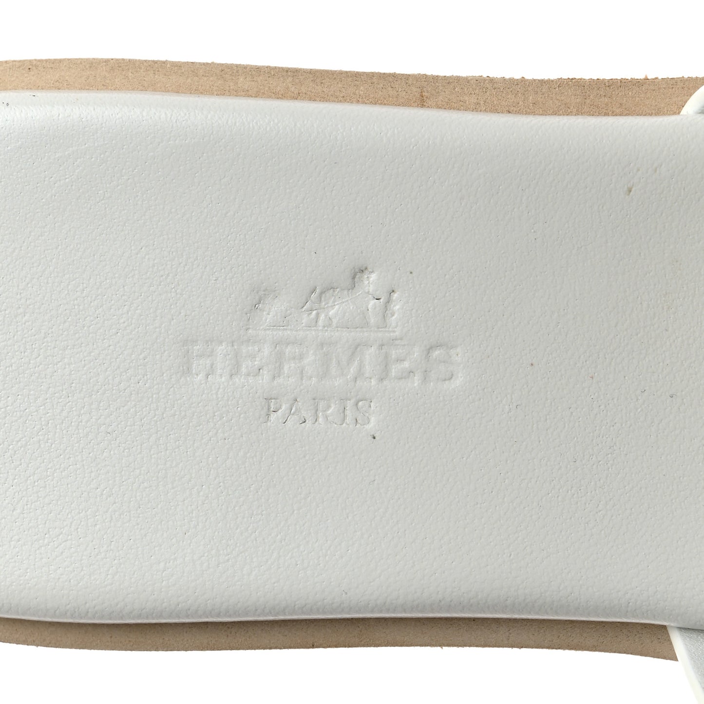 Calfskin Cork Eze 30 Sandals 37 White