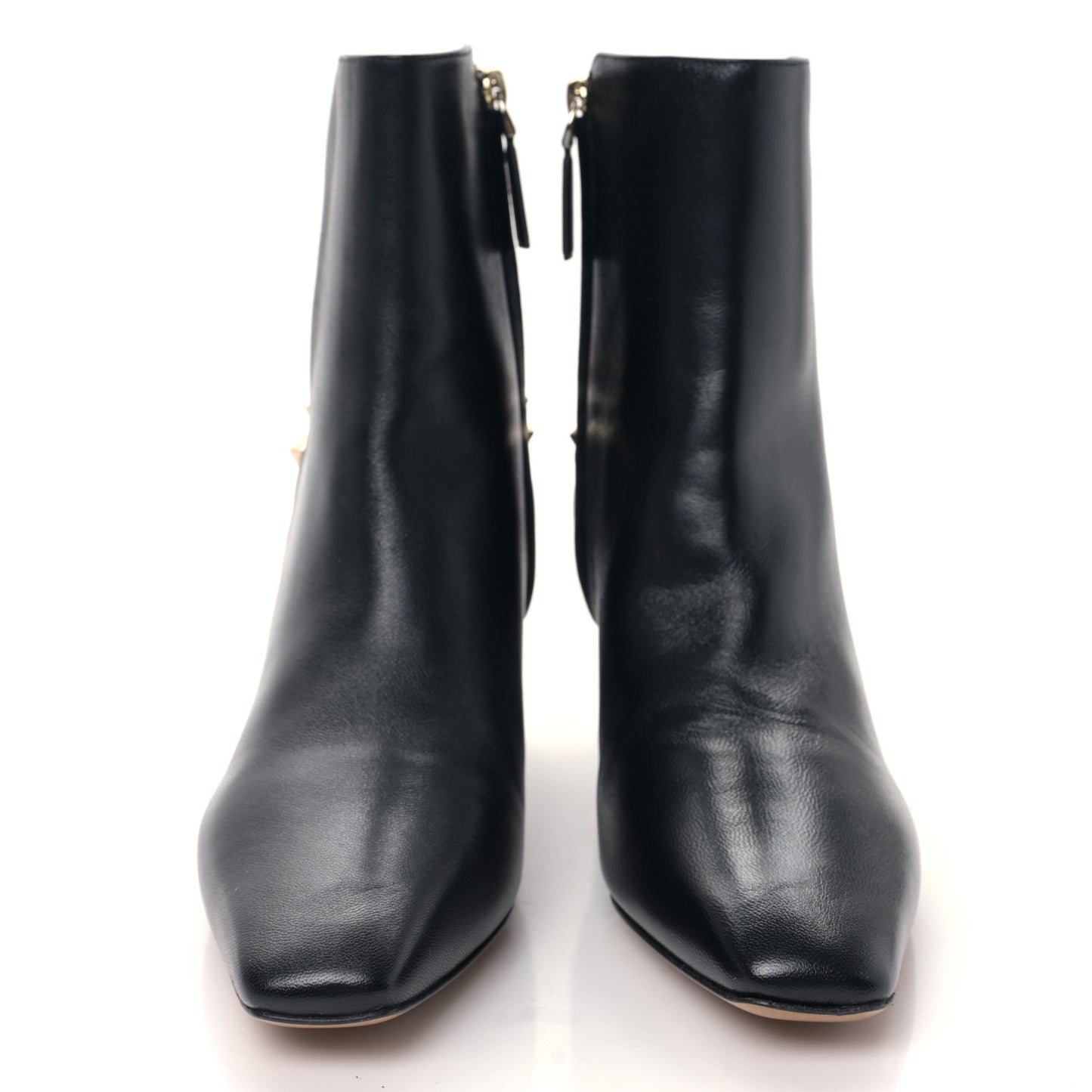 Nappa Rockstud 40mm Ankle Boots 37 Black