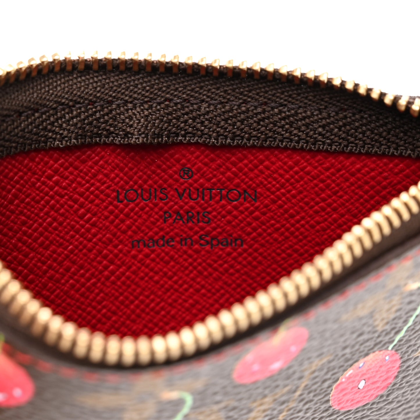 Monogram Cerises Key Pouch