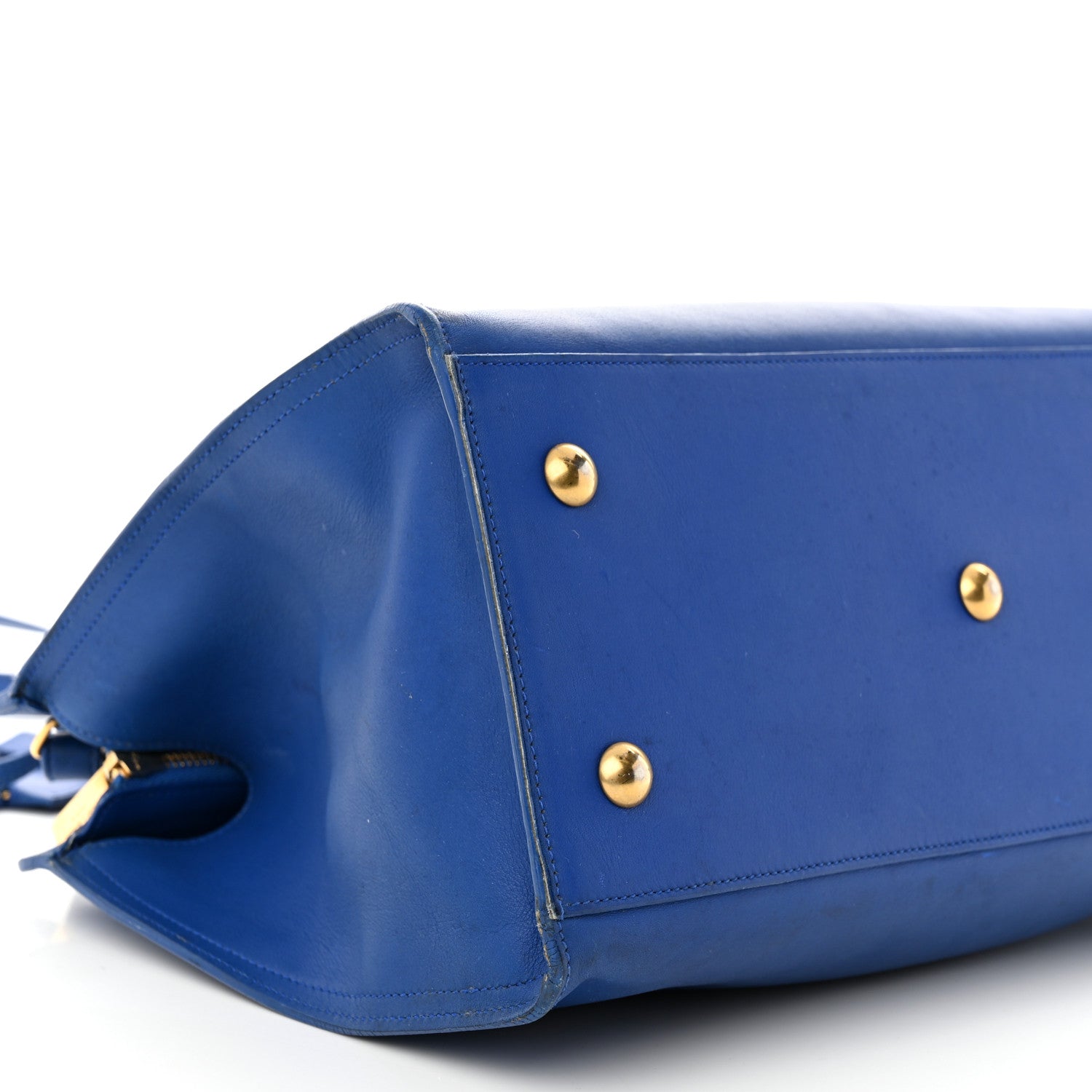 Saint Laurent Calfskin Small Classic Y Cabas Royal Blue 8 of 18