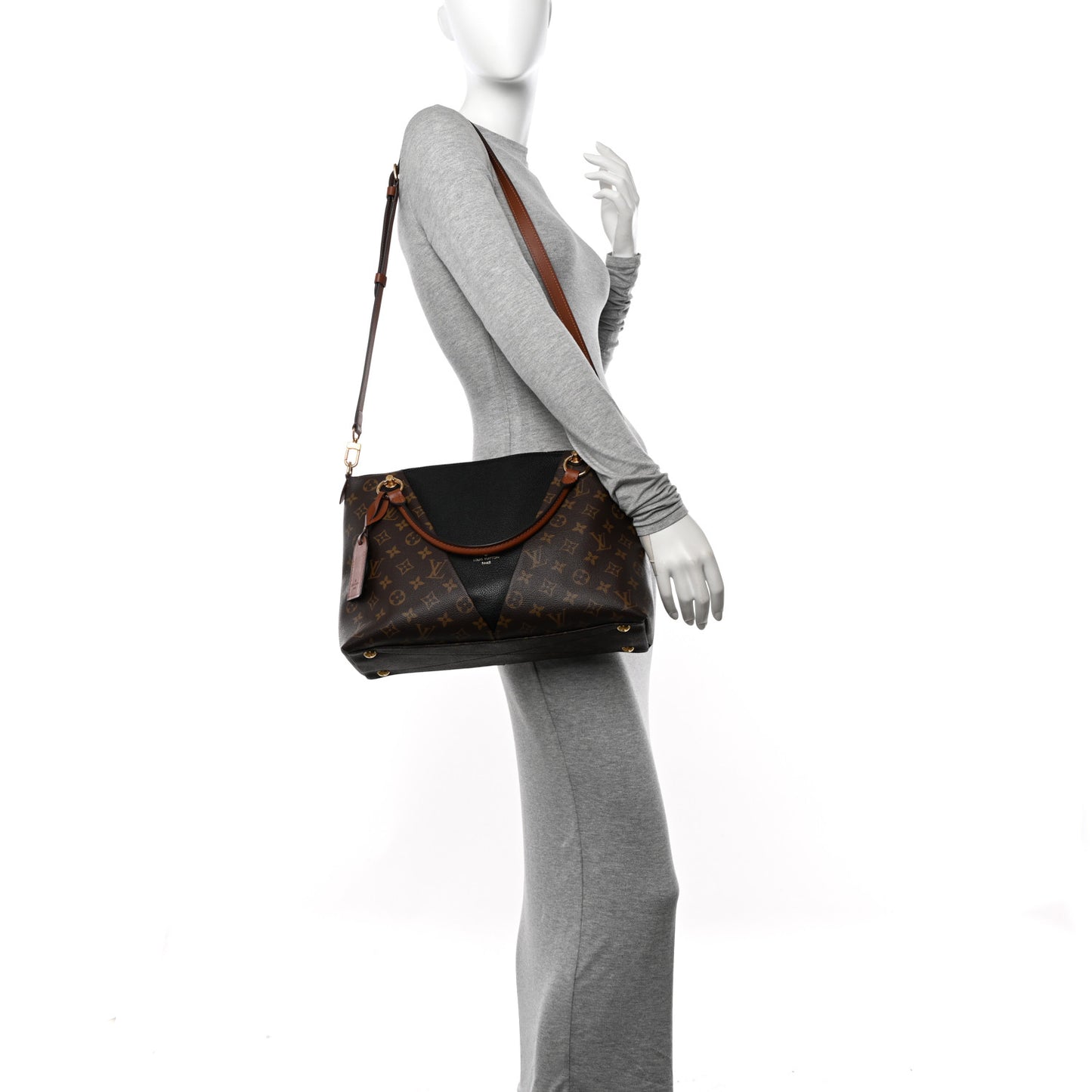 Monogram V Tote MM Black