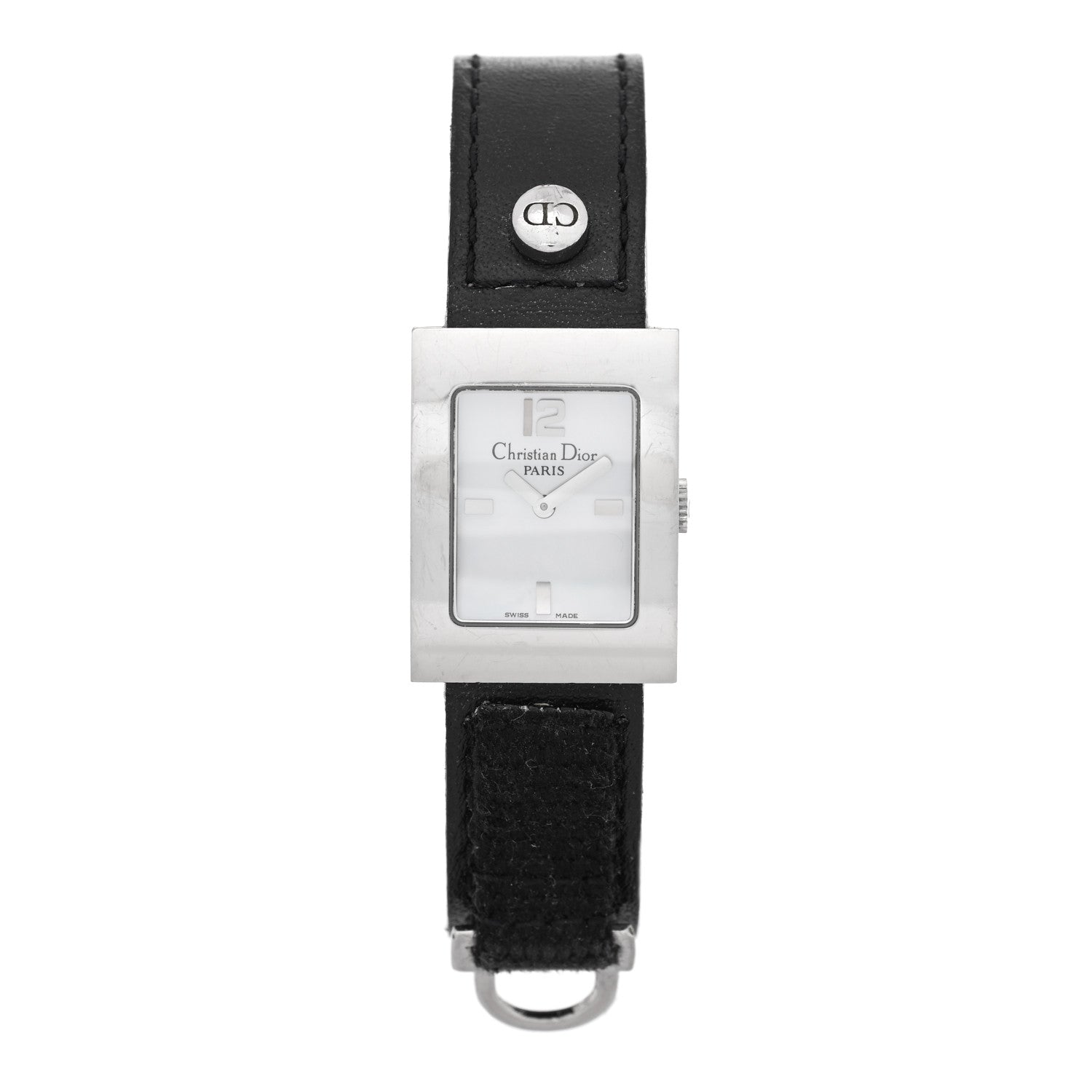 Christian Dior Stainless Steel Calfskin 20mm Malice Quartz Watch