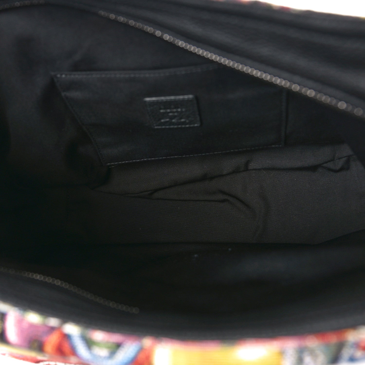 Christian Dior CHRISTIAN DIOR X KENNY SCHARF Jacquard Printed Soft Saddle Bag Multicolor 5 of 9
