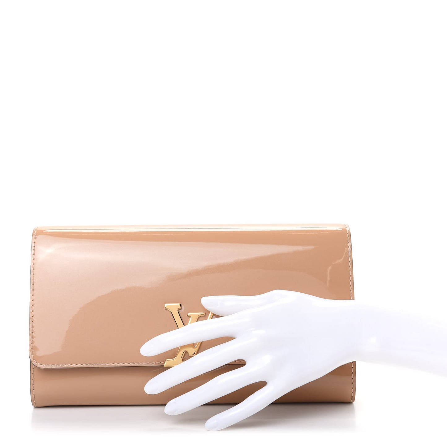 Patent Louise EW Clutch NM Nude