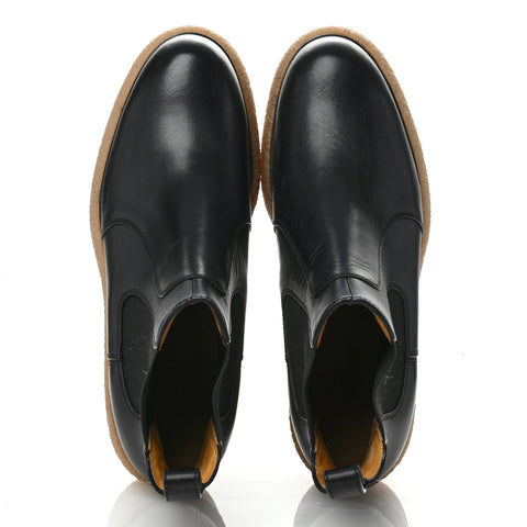 Calfskin Forever 30 Boots 38.5 Black