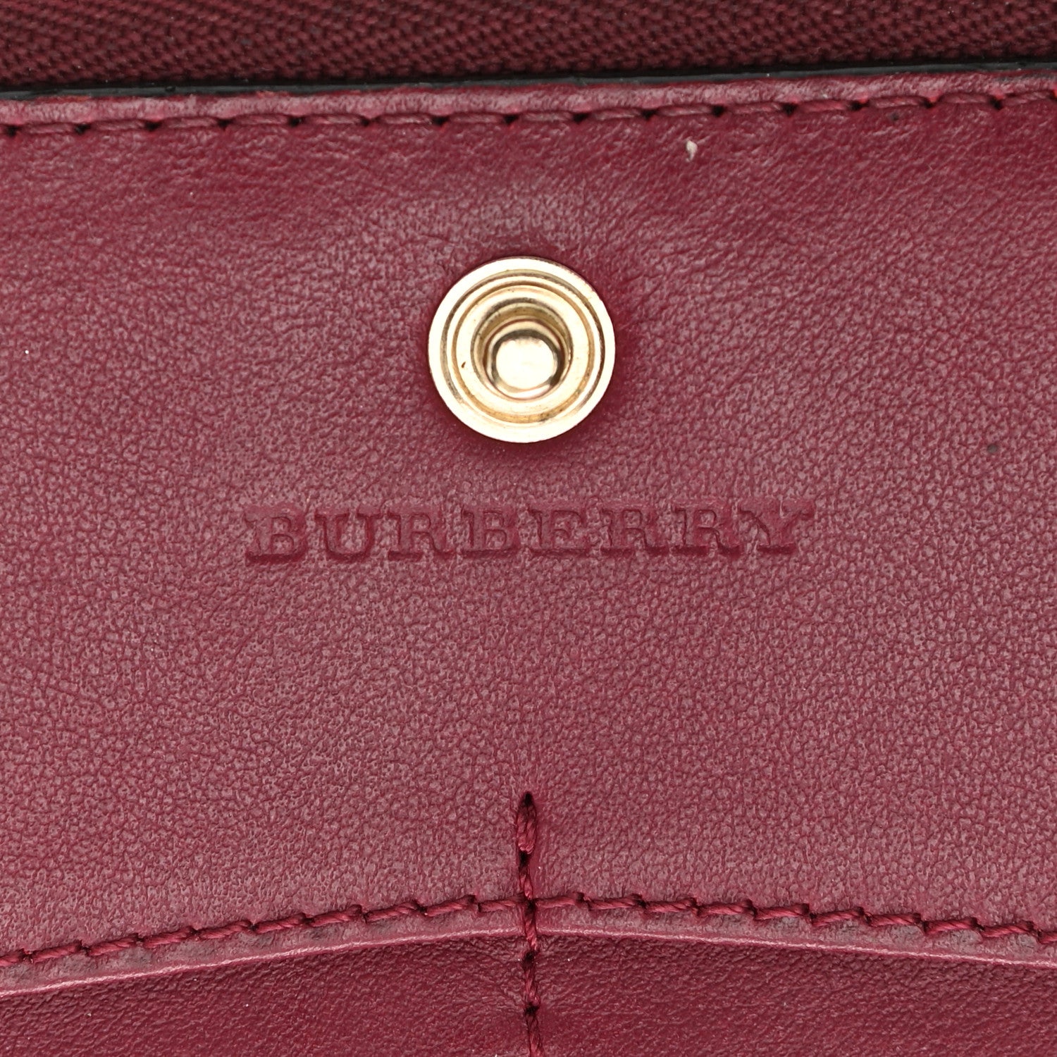 Burberry Calfskin Alvington Continental Wallet Peony Rose 7 of 13