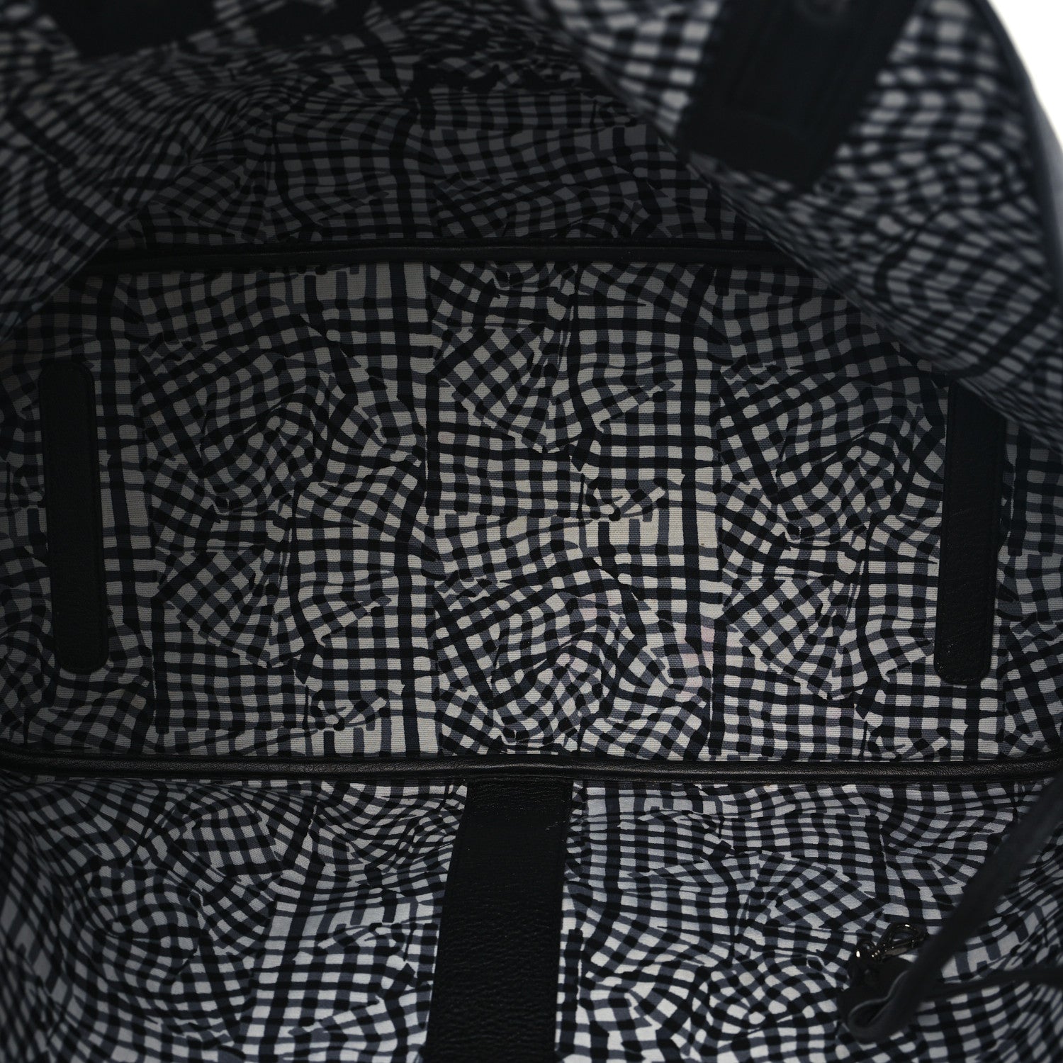 MCM Visetos Large Liz Reversible Shopper Tote Black 8 of 17