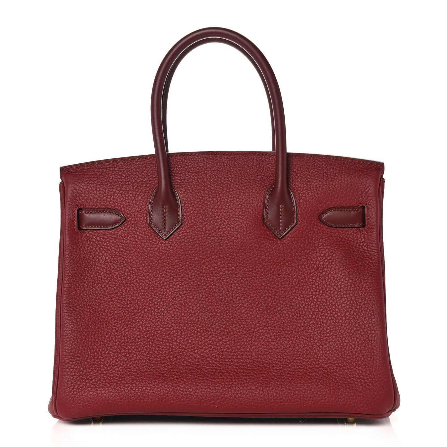 Taurillon Clemence Sombrero Birkin 30 Rouge H