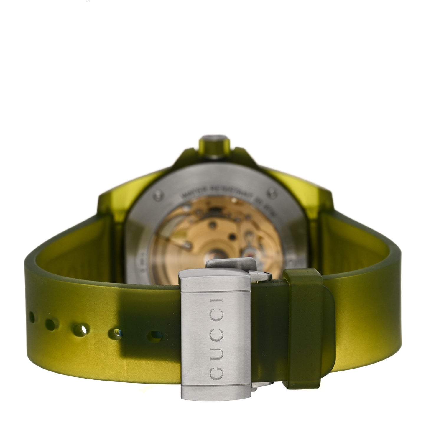 Stainless Steel Rubber 40mm Dive Quartz Watch Green