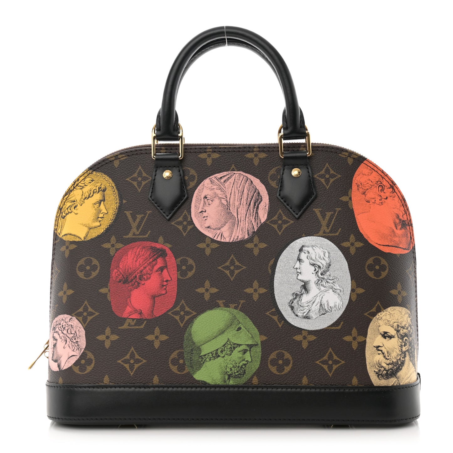 X FORNASETTI Monogram Cameo Alma PM
