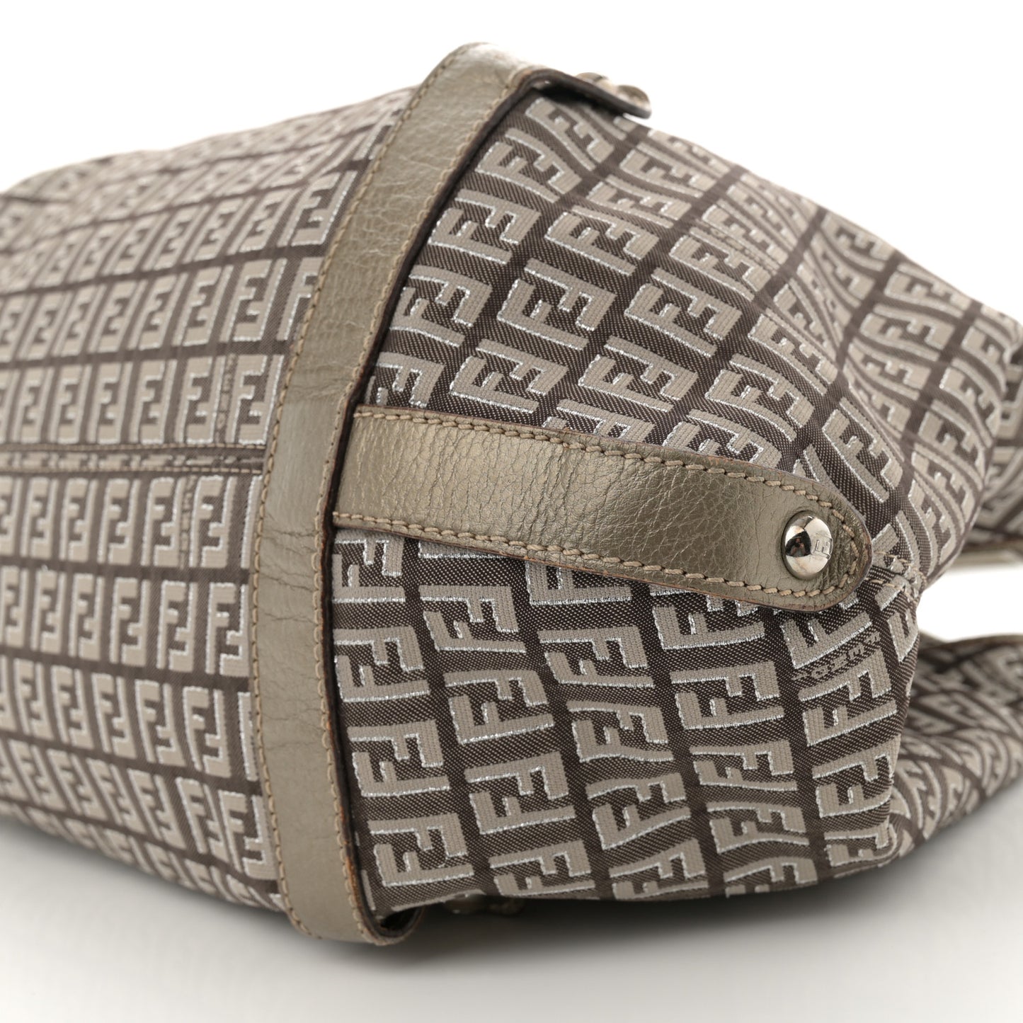 Zucchino Vachetta Shoulder Bag Caffe Argilla Canna di Fucile